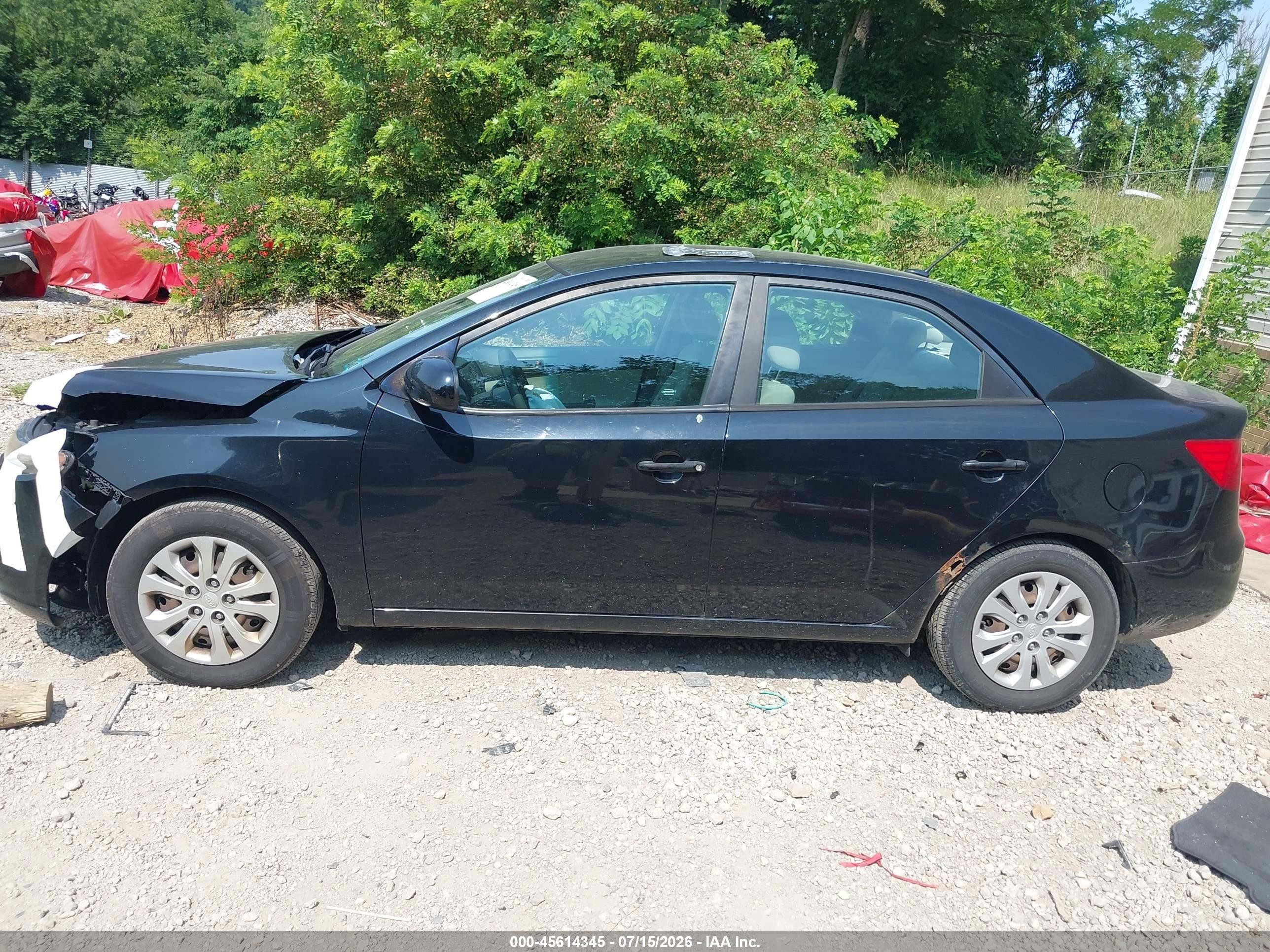 2012 Kia Forte Lx Black vin: KNAFT4A29C5476714