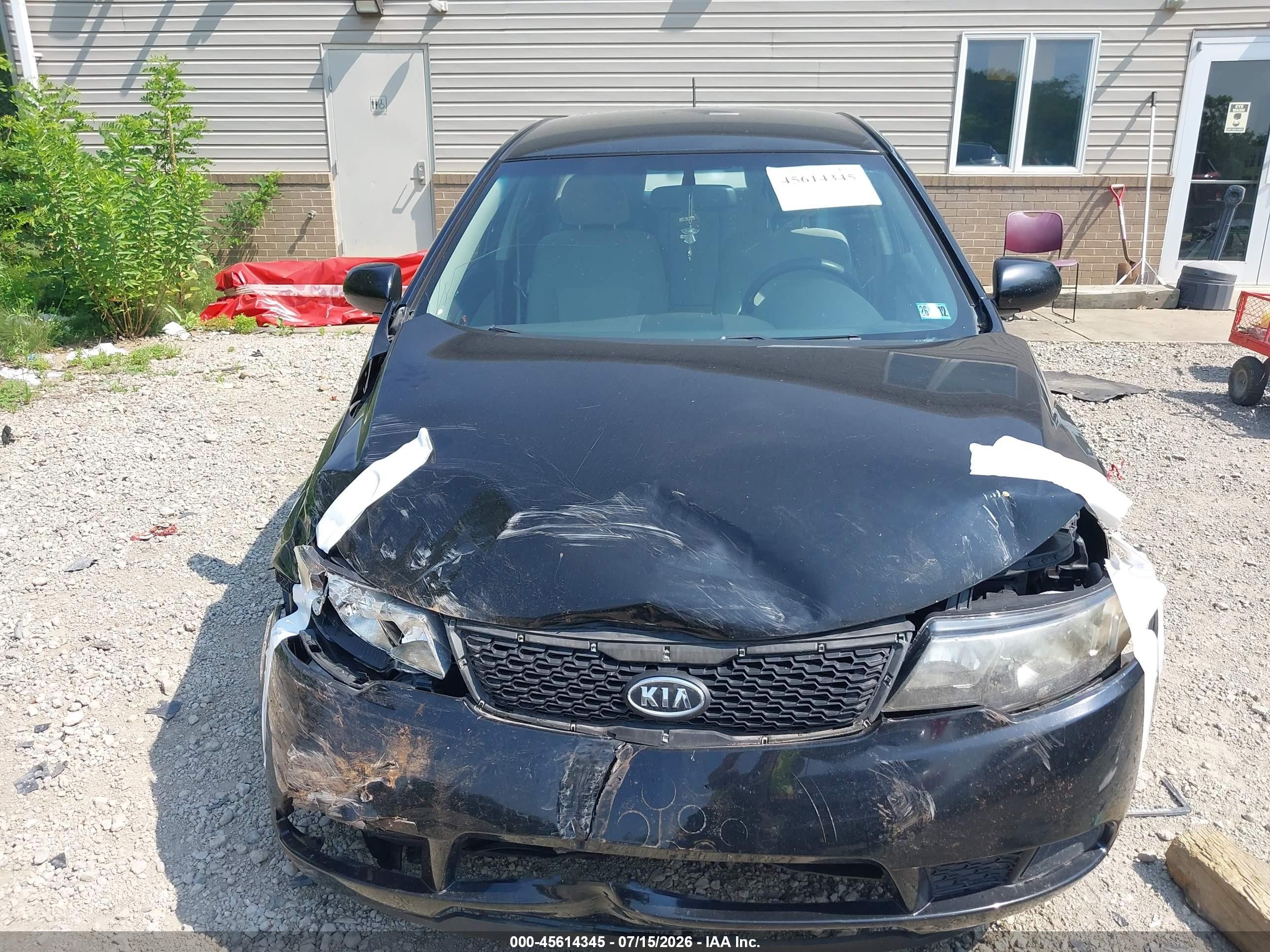 2012 Kia Forte Lx Black vin: KNAFT4A29C5476714