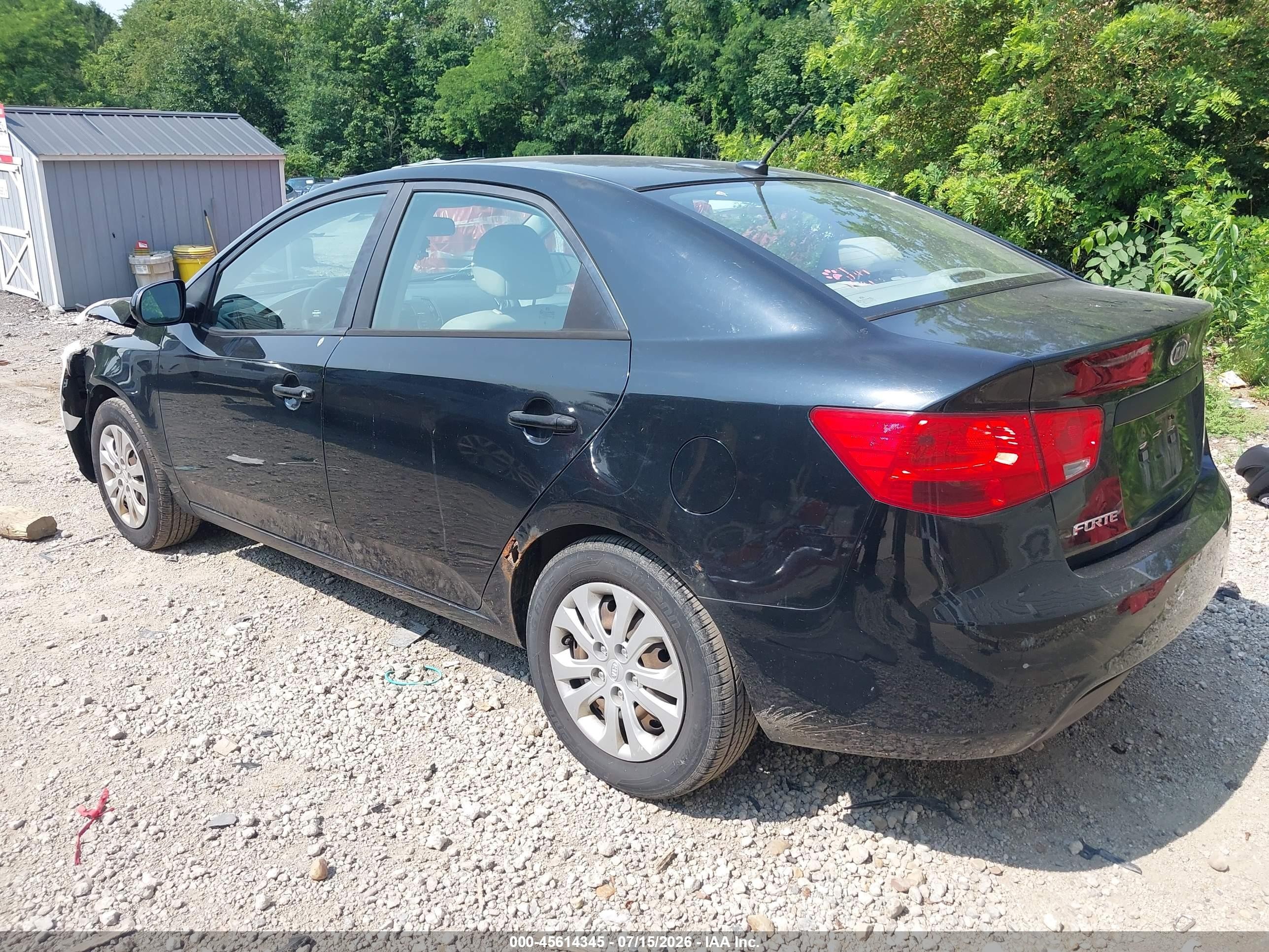 2012 Kia Forte Lx Black vin: KNAFT4A29C5476714
