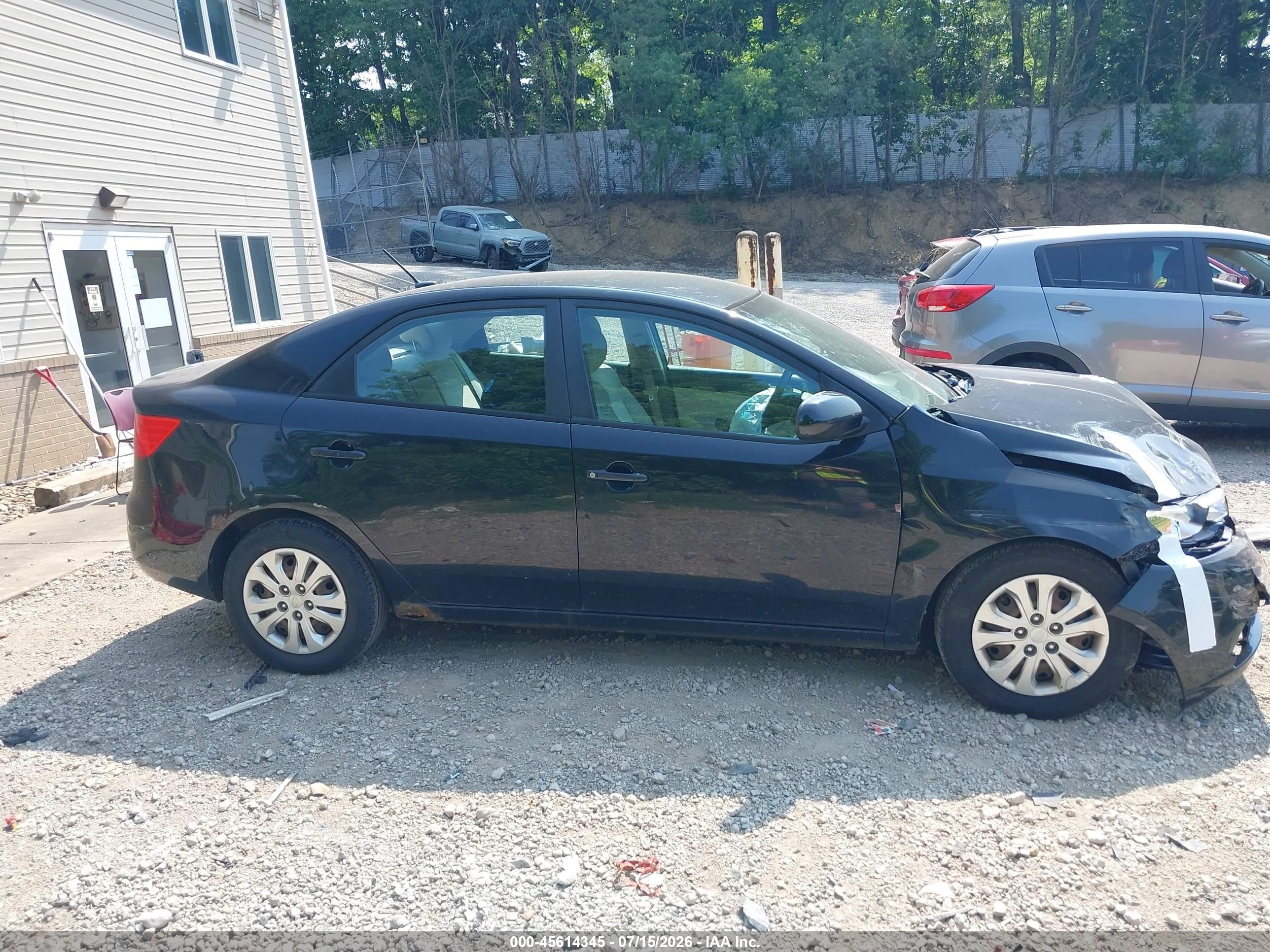 2012 Kia Forte Lx Black vin: KNAFT4A29C5476714
