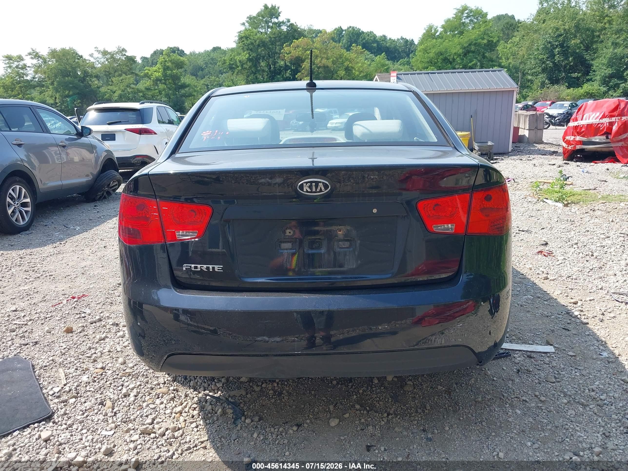 2012 Kia Forte Lx Black vin: KNAFT4A29C5476714