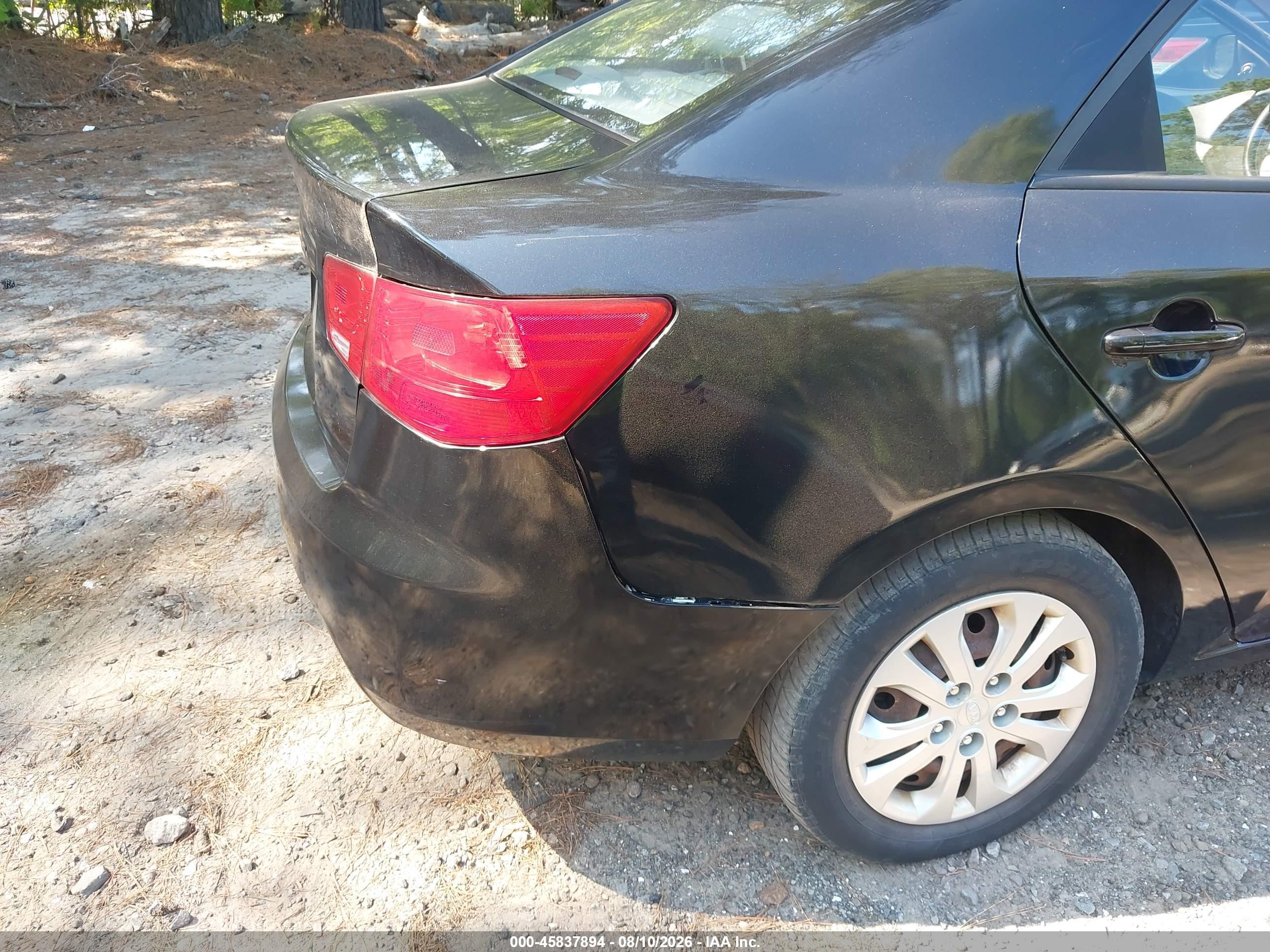 2010 Kia Forte Lx Черный vin: KNAFT4A2XA5169291