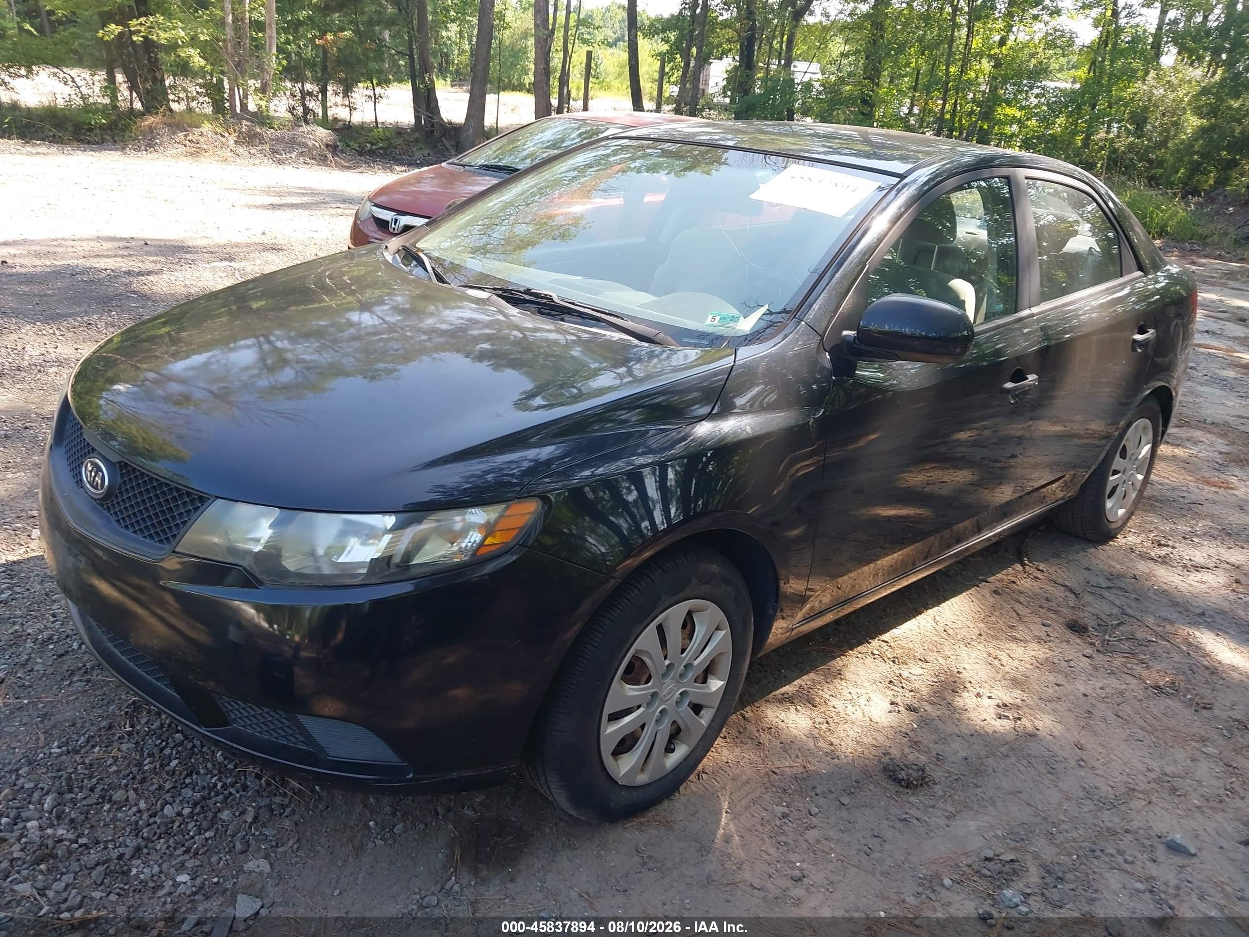 2010 Kia Forte Lx Черный vin: KNAFT4A2XA5169291