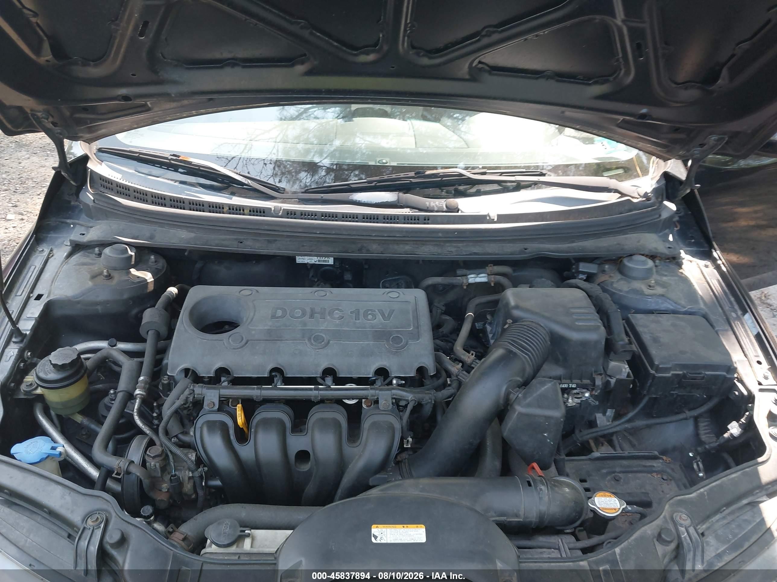 2010 Kia Forte Lx Черный vin: KNAFT4A2XA5169291