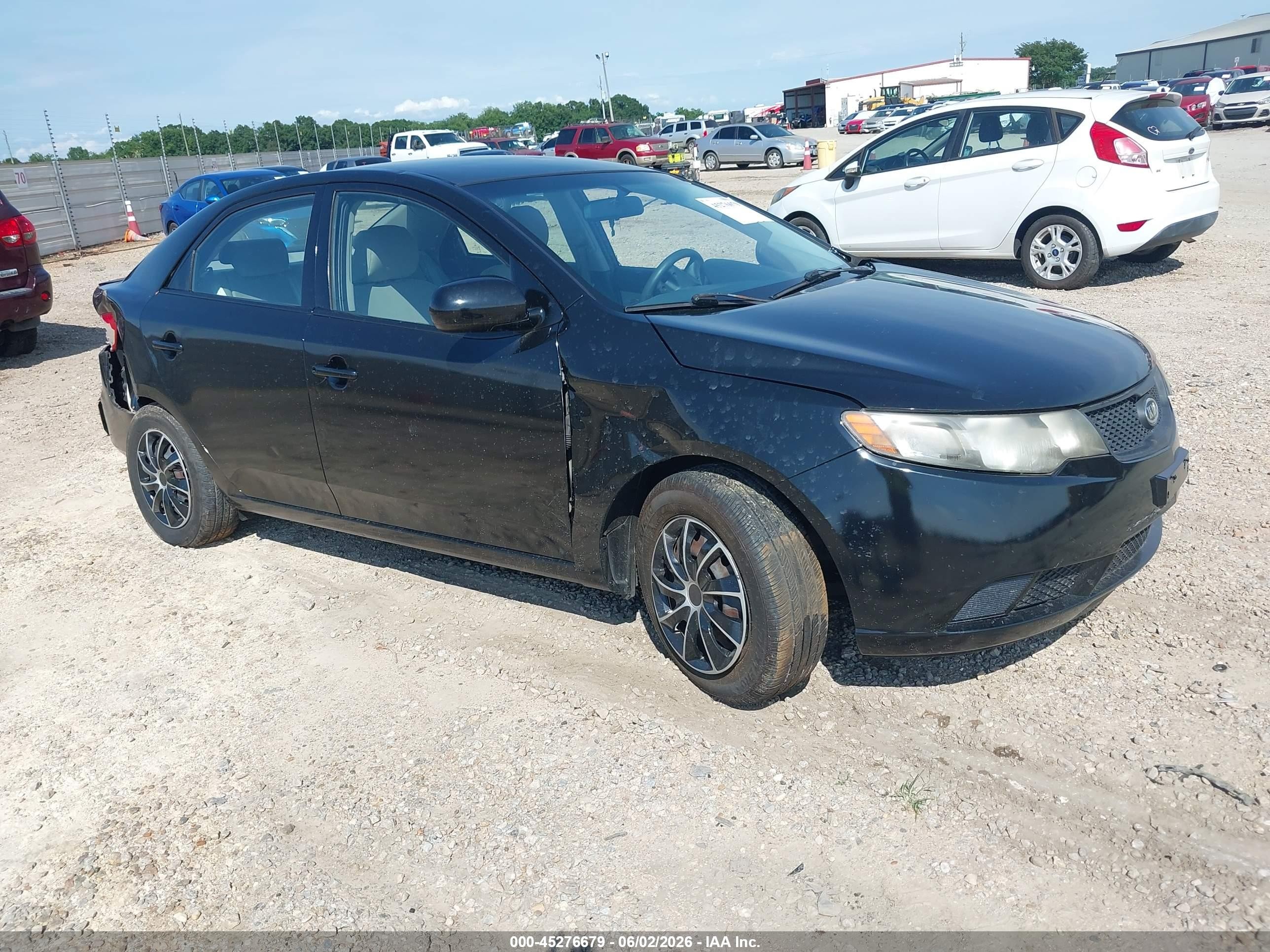 2010 Kia Forte Lx Black vin: KNAFT4A2XA5846503