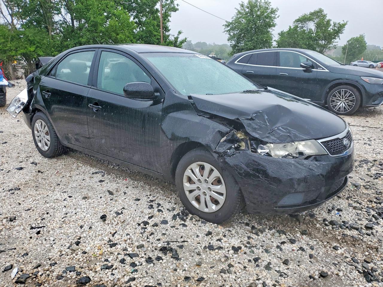 2011 Kia Forte Lx Black vin: KNAFT4A2XB5370271
