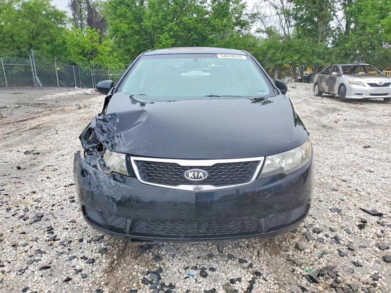 2011 Kia Forte Lx Black vin: KNAFT4A2XB5370271