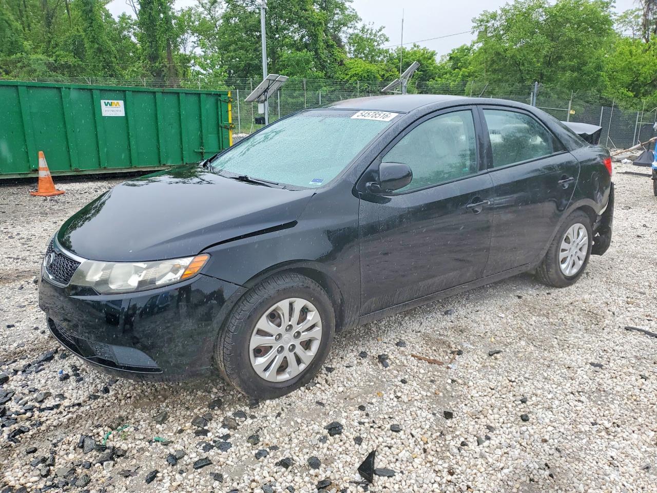 2011 Kia Forte Lx Black vin: KNAFT4A2XB5370271