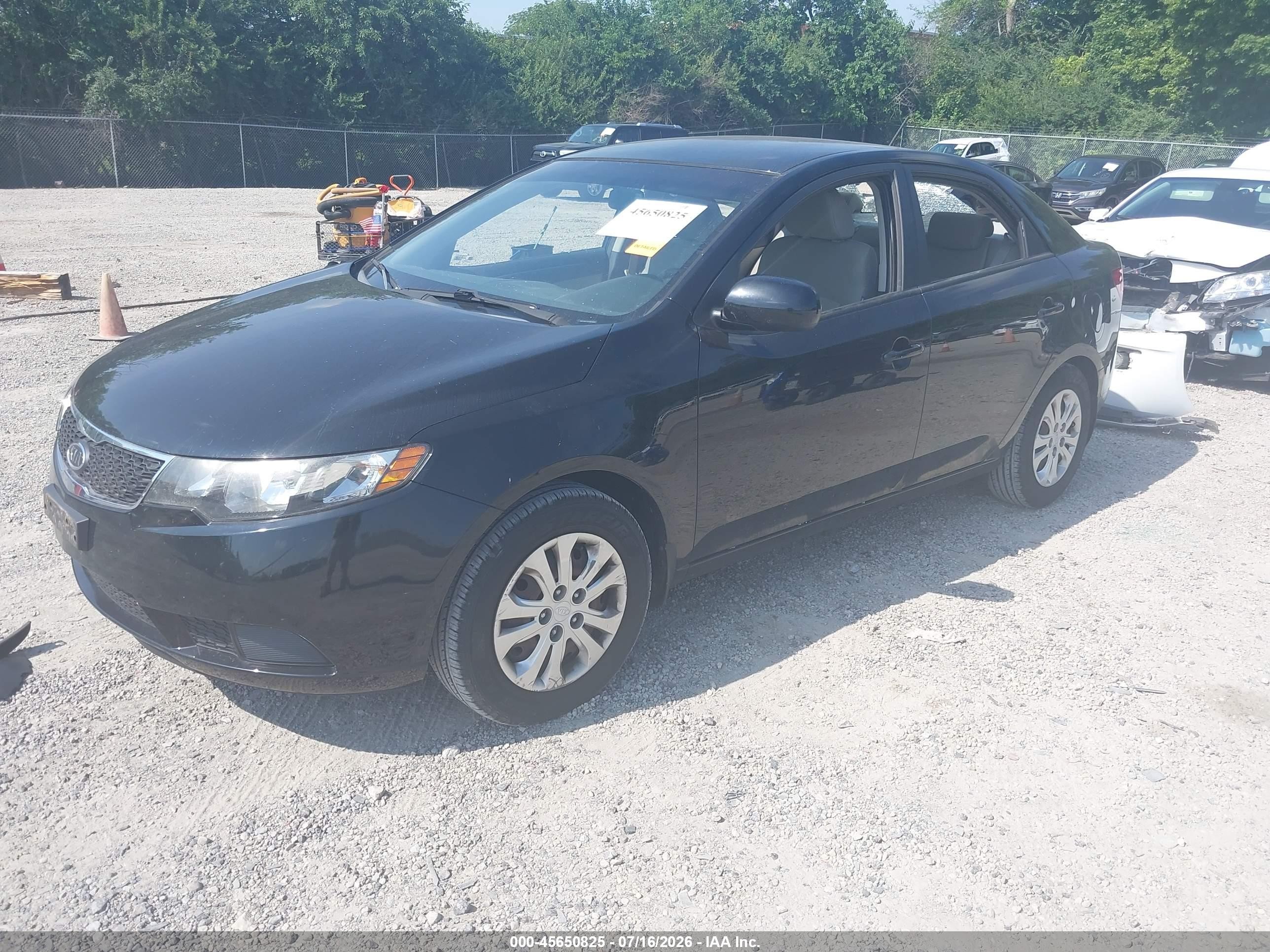 2011 Kia Forte Lx Black vin: KNAFT4A2XB5376328