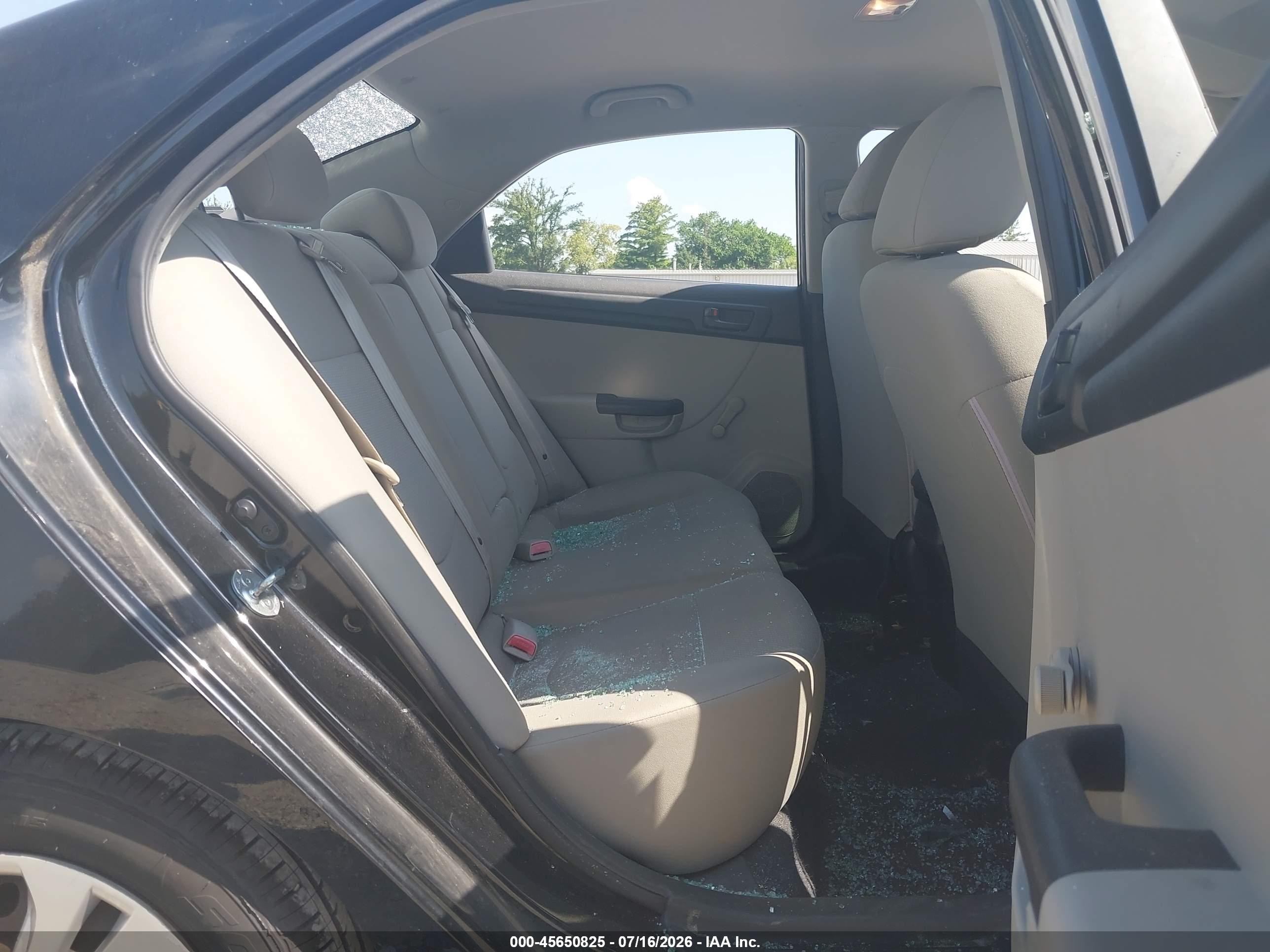 2011 Kia Forte Lx Black vin: KNAFT4A2XB5376328