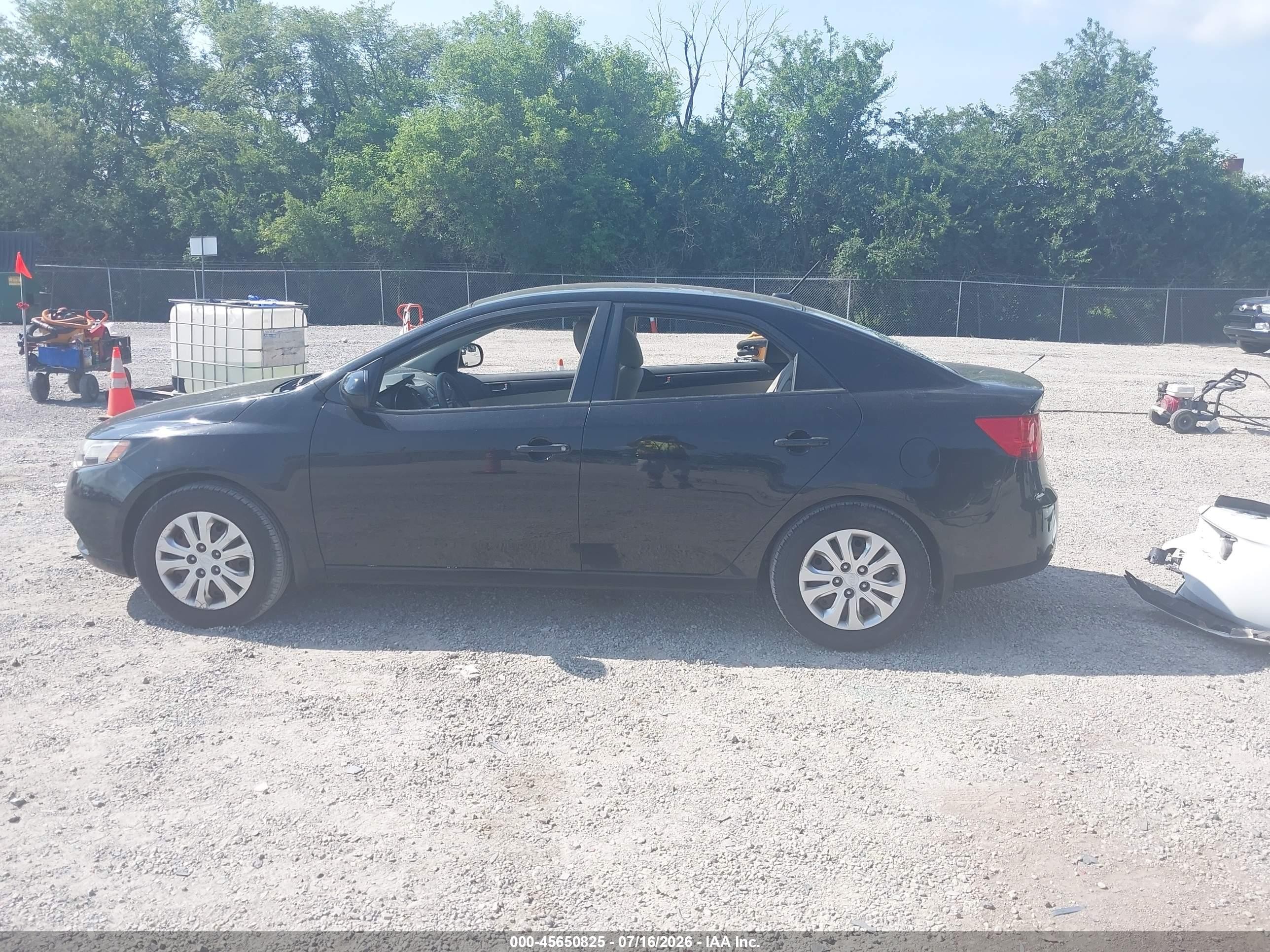 2011 Kia Forte Lx Black vin: KNAFT4A2XB5376328