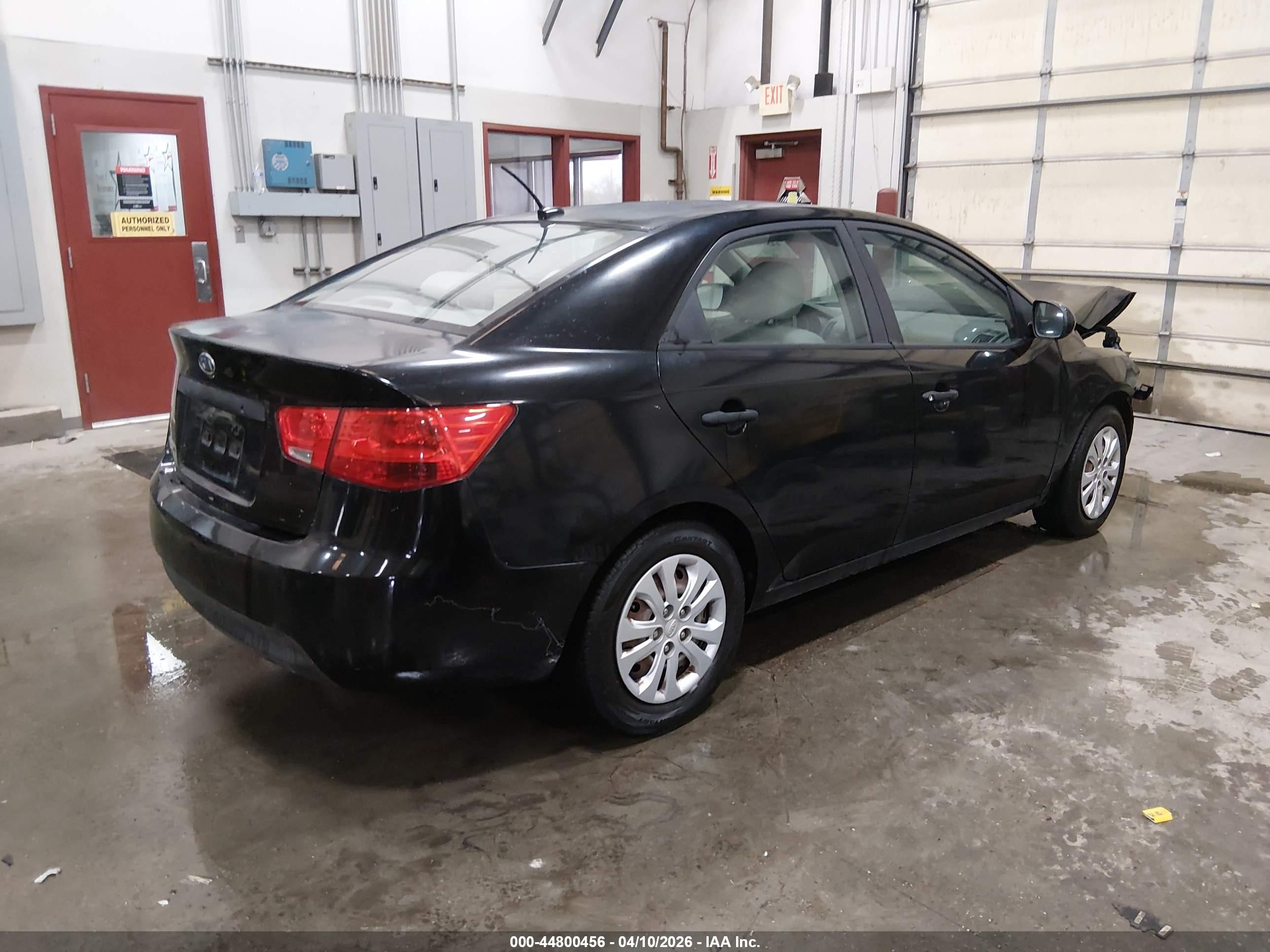 2012 Kia Forte Lx Black vin: KNAFT4A2XC5477516