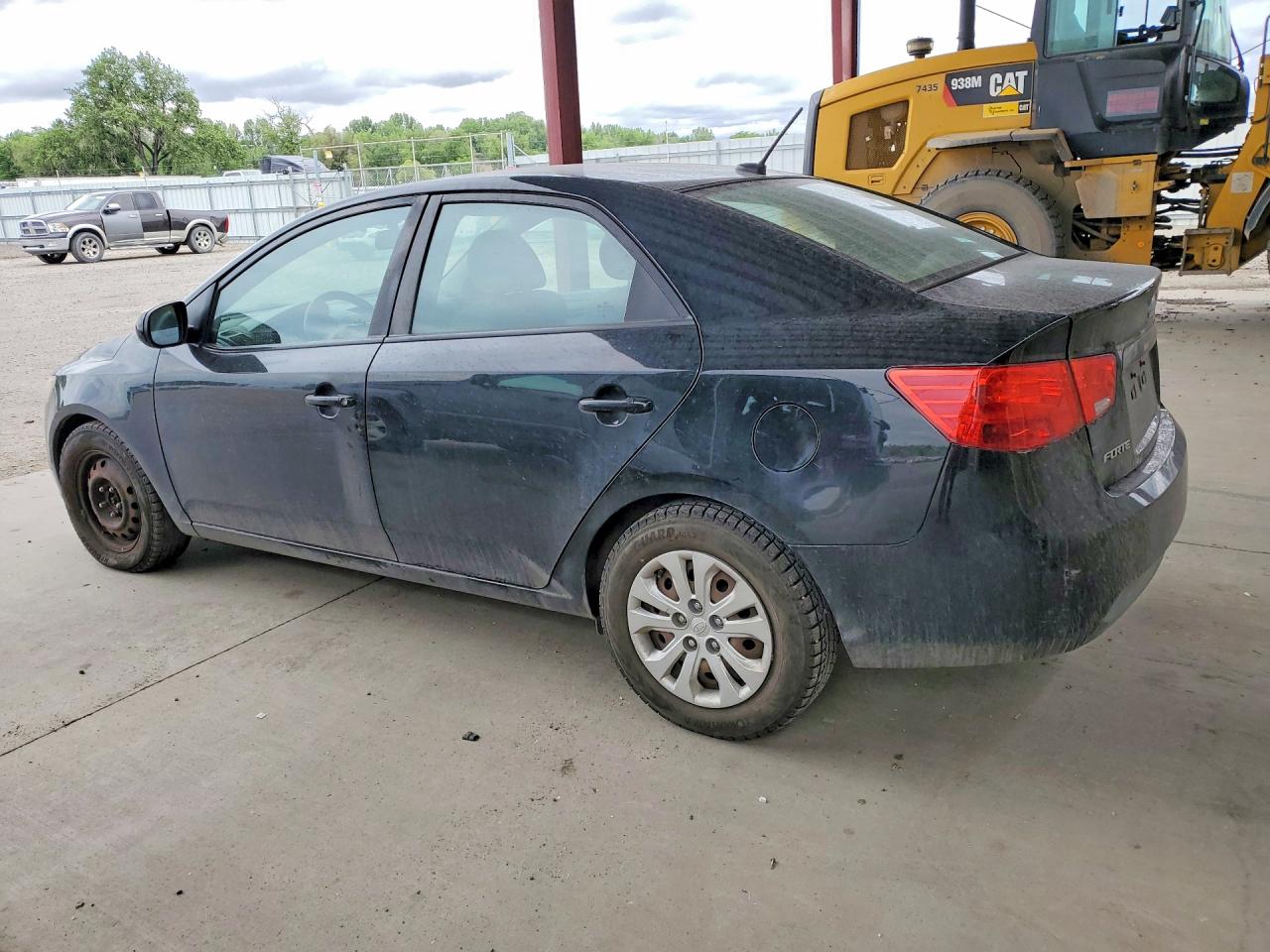 2012 Kia Forte Lx Black vin: KNAFT4A2XC5527668