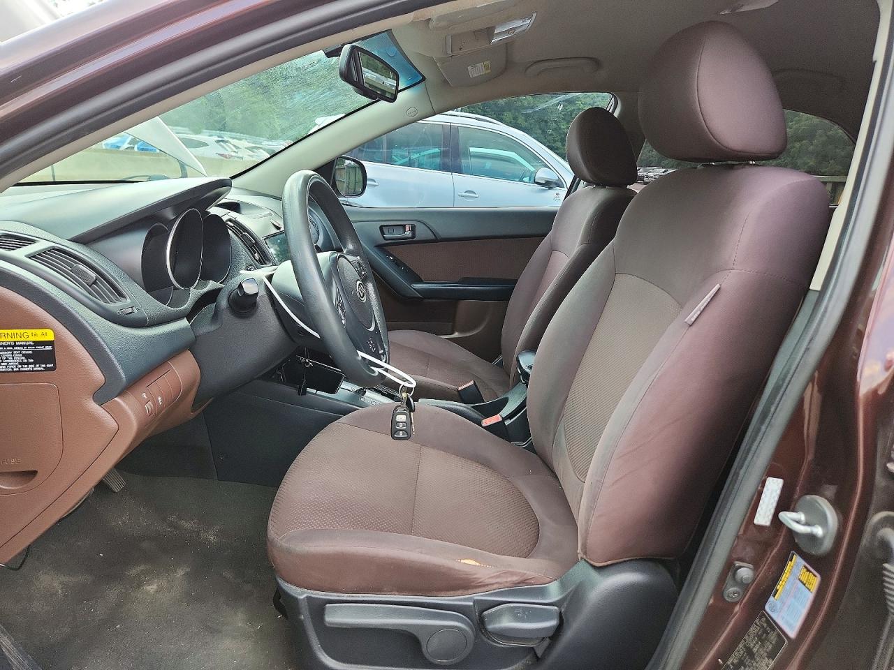 2010 Kia Forte Ex Burgundy vin: KNAFU4A20A5128858