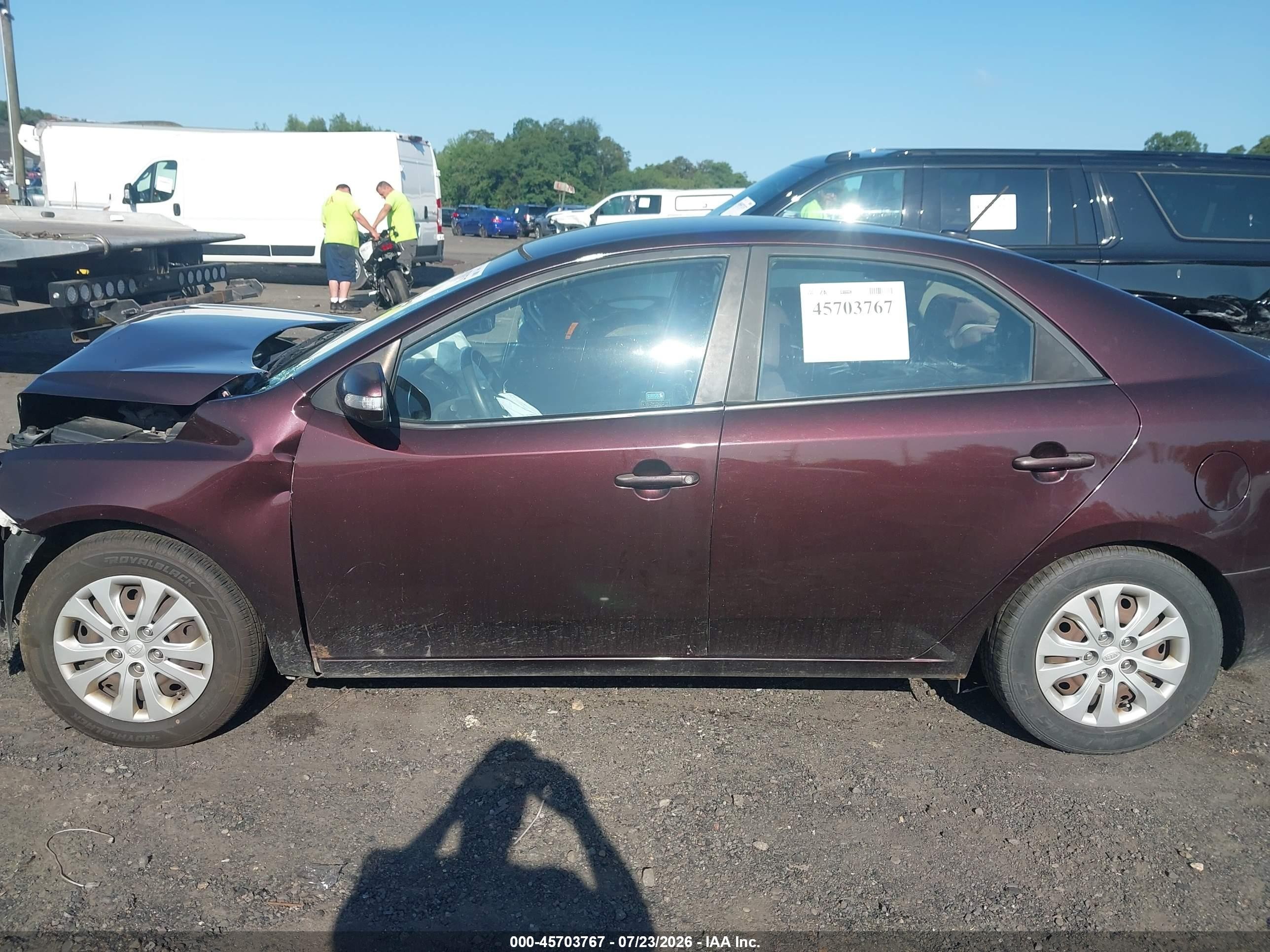 2010 Kia Forte Ex Коричневый vin: KNAFU4A20A5189577