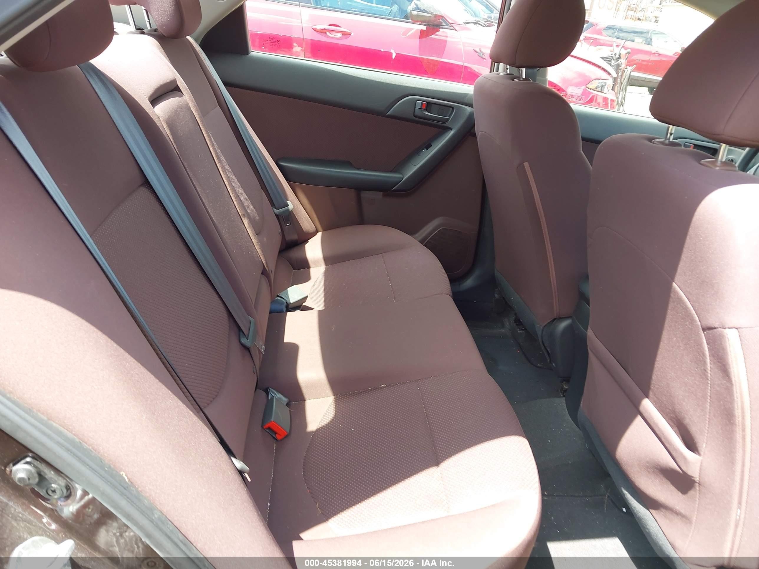 2010 Kia Forte Ex Burgundy vin: KNAFU4A20A5311032