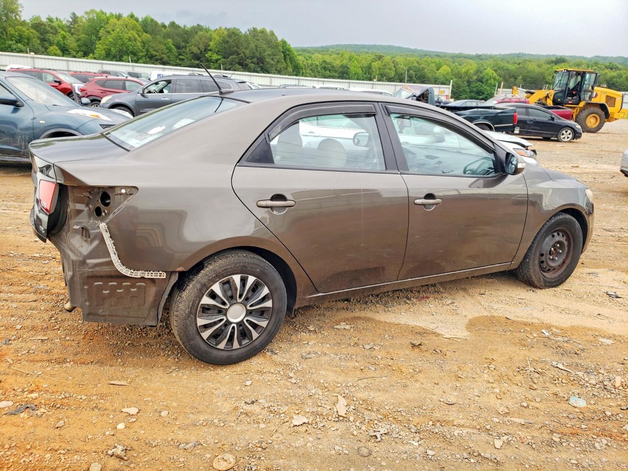 2010 Kia Forte Ex Gray vin: KNAFU4A20A5809859