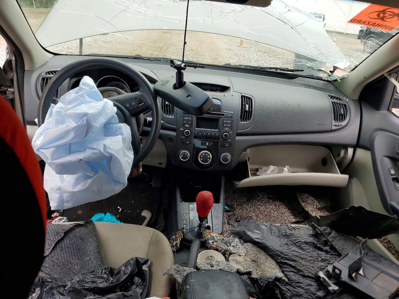 2010 Kia Forte Ex Серый vin: KNAFU4A20A5809943