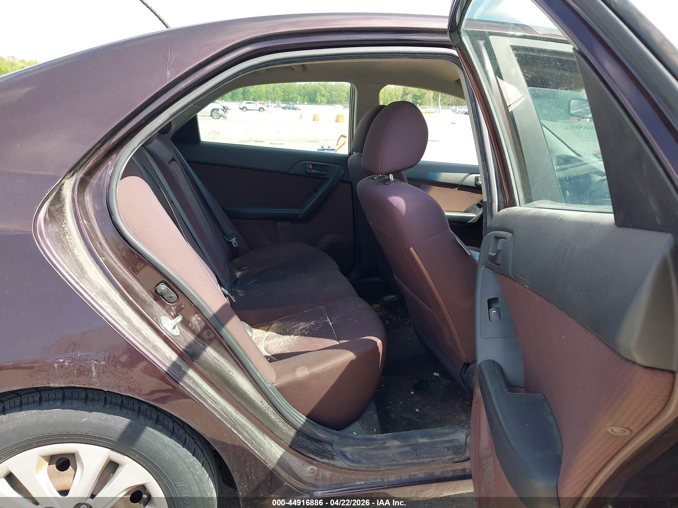 2011 Kia Forte Ex Burgundy vin: KNAFU4A20B5353010