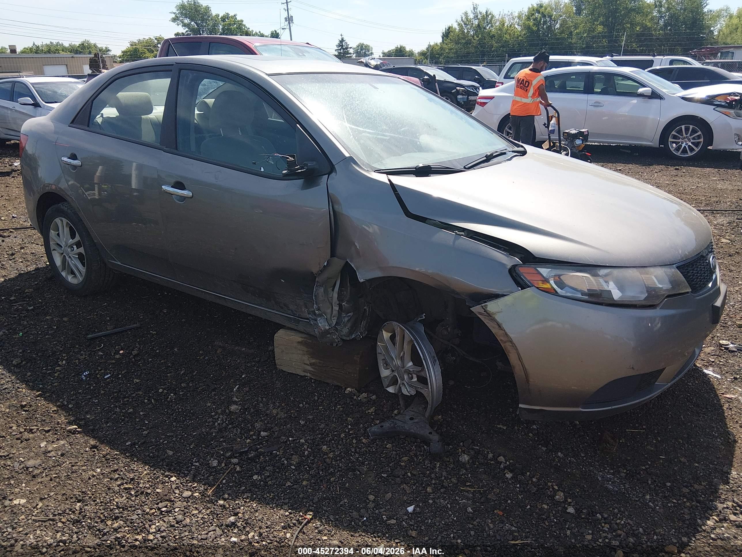 2011 Kia Forte Ex Серый vin: KNAFU4A20B5392986
