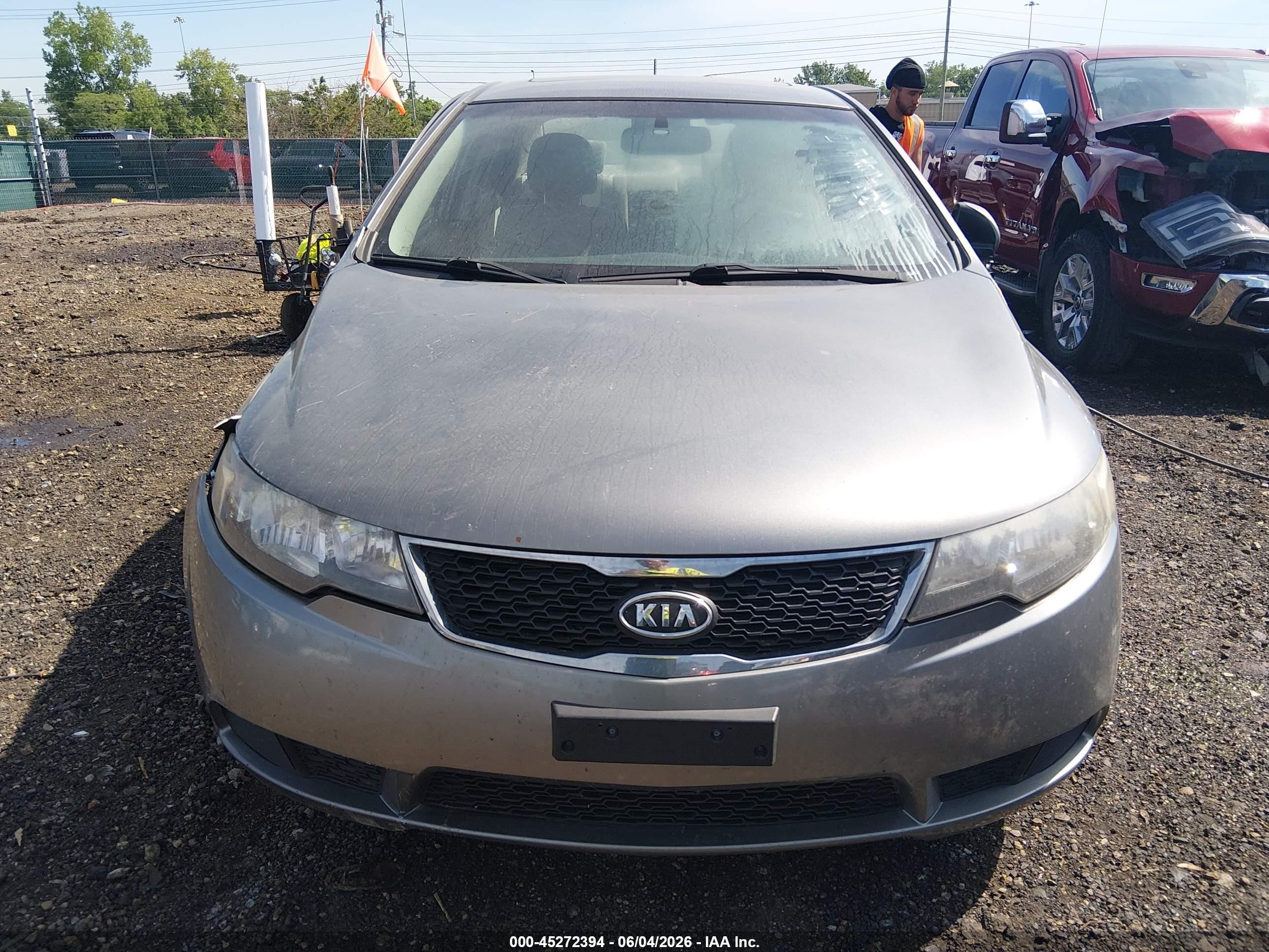 2011 Kia Forte Ex Gray vin: KNAFU4A20B5392986