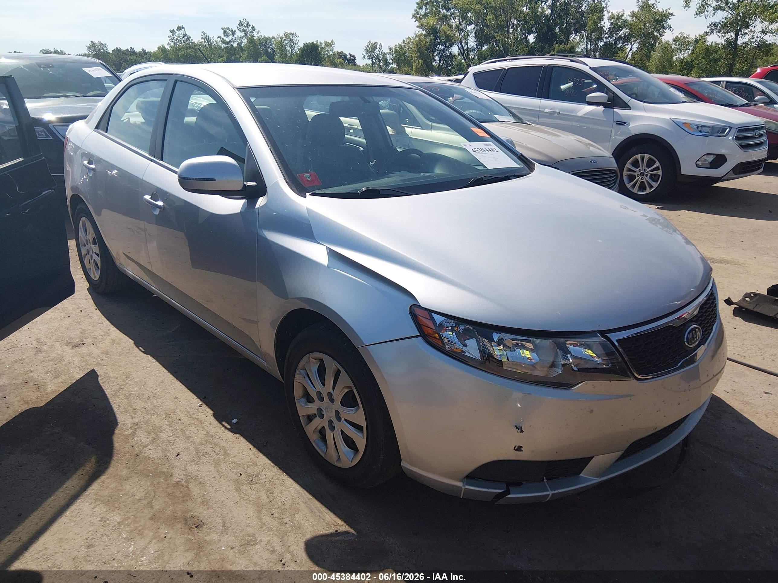 2011 Kia Forte Ex Silver vin: KNAFU4A20B5425825