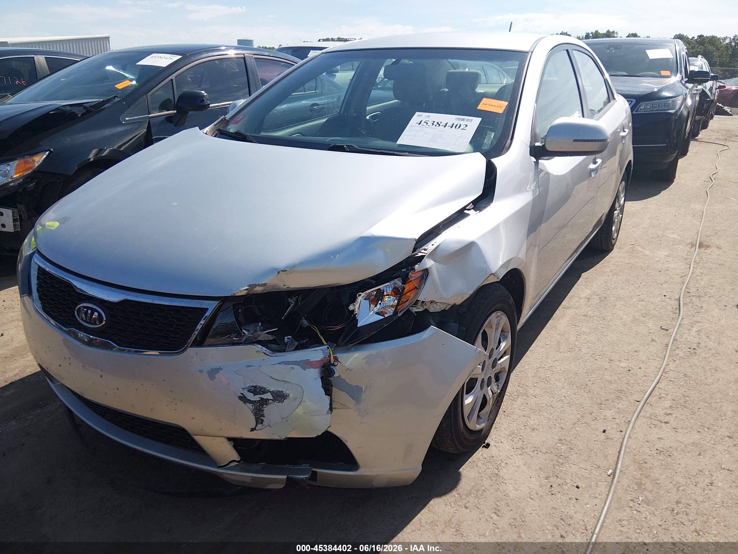 2011 Kia Forte Ex Серебряный vin: KNAFU4A20B5425825