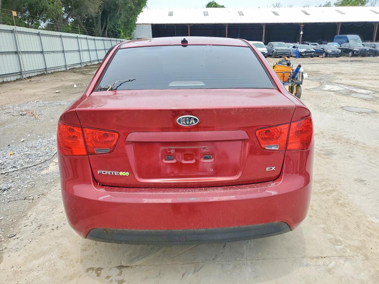 2011 Kia Forte Ex Красный vin: KNAFU4A20B5435268