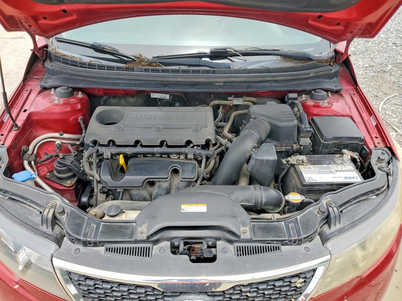 2011 Kia Forte Ex Красный vin: KNAFU4A20B5435268