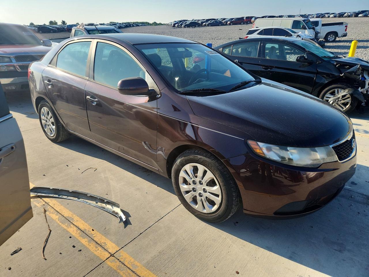 2011 Kia Forte Ex Purple vin: KNAFU4A20B5444505