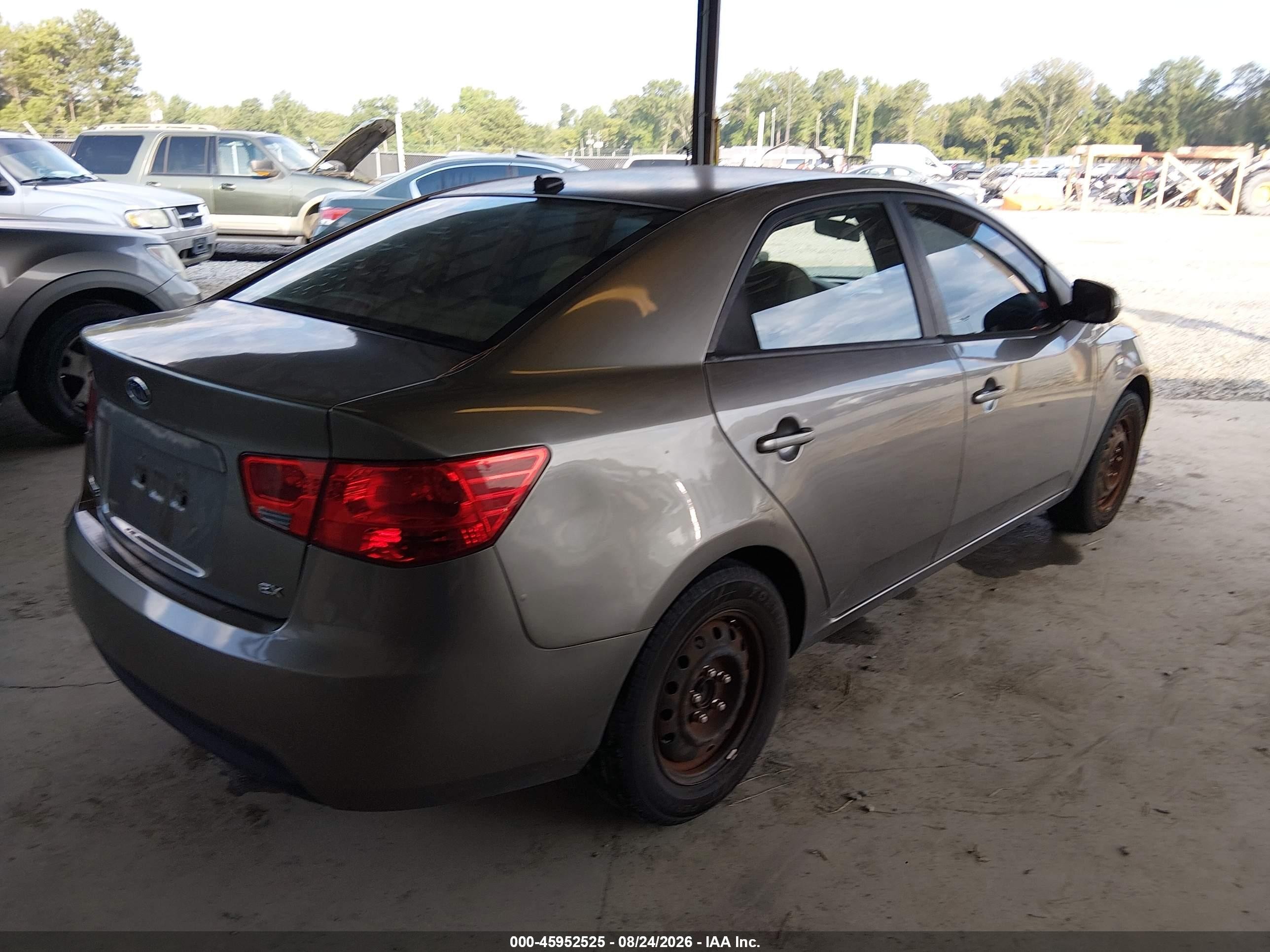 2011 Kia Forte Ex Gray vin: KNAFU4A20B5452832