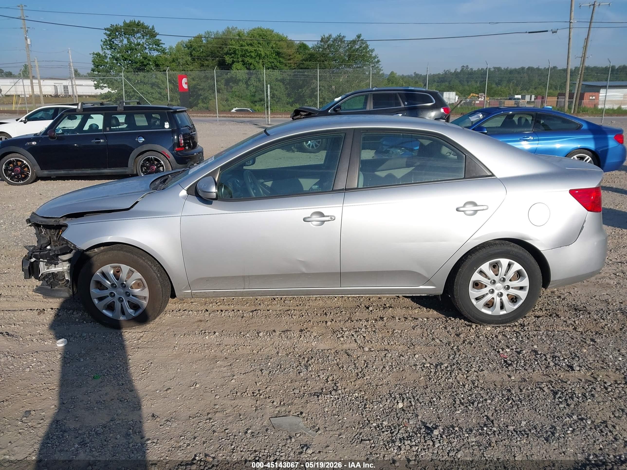 2011 Kia Forte Ex Silver vin: KNAFU4A20B5465094