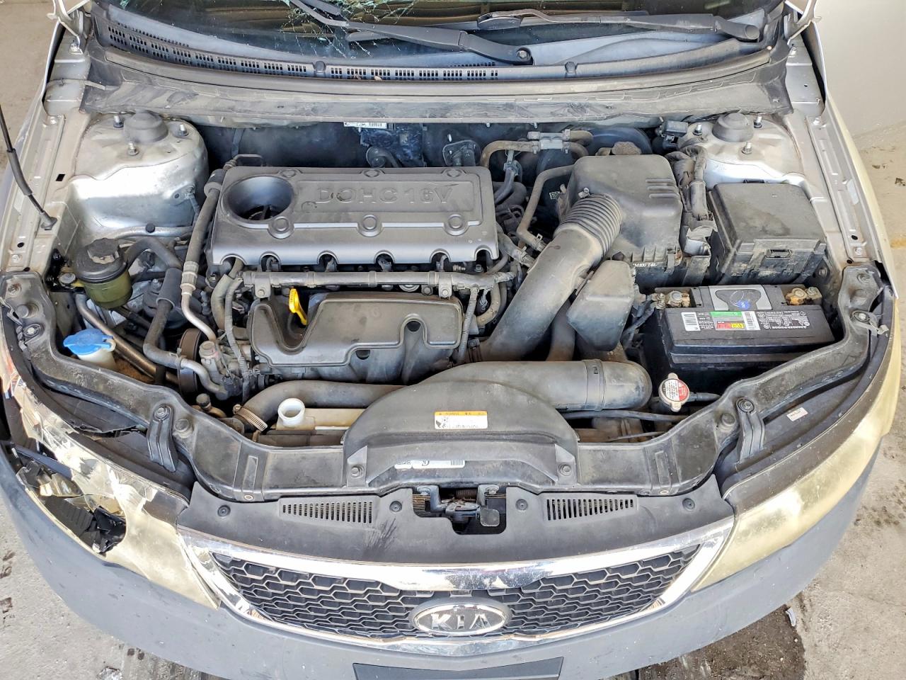 2011 Kia Forte Ex Silver vin: KNAFU4A20B5885972