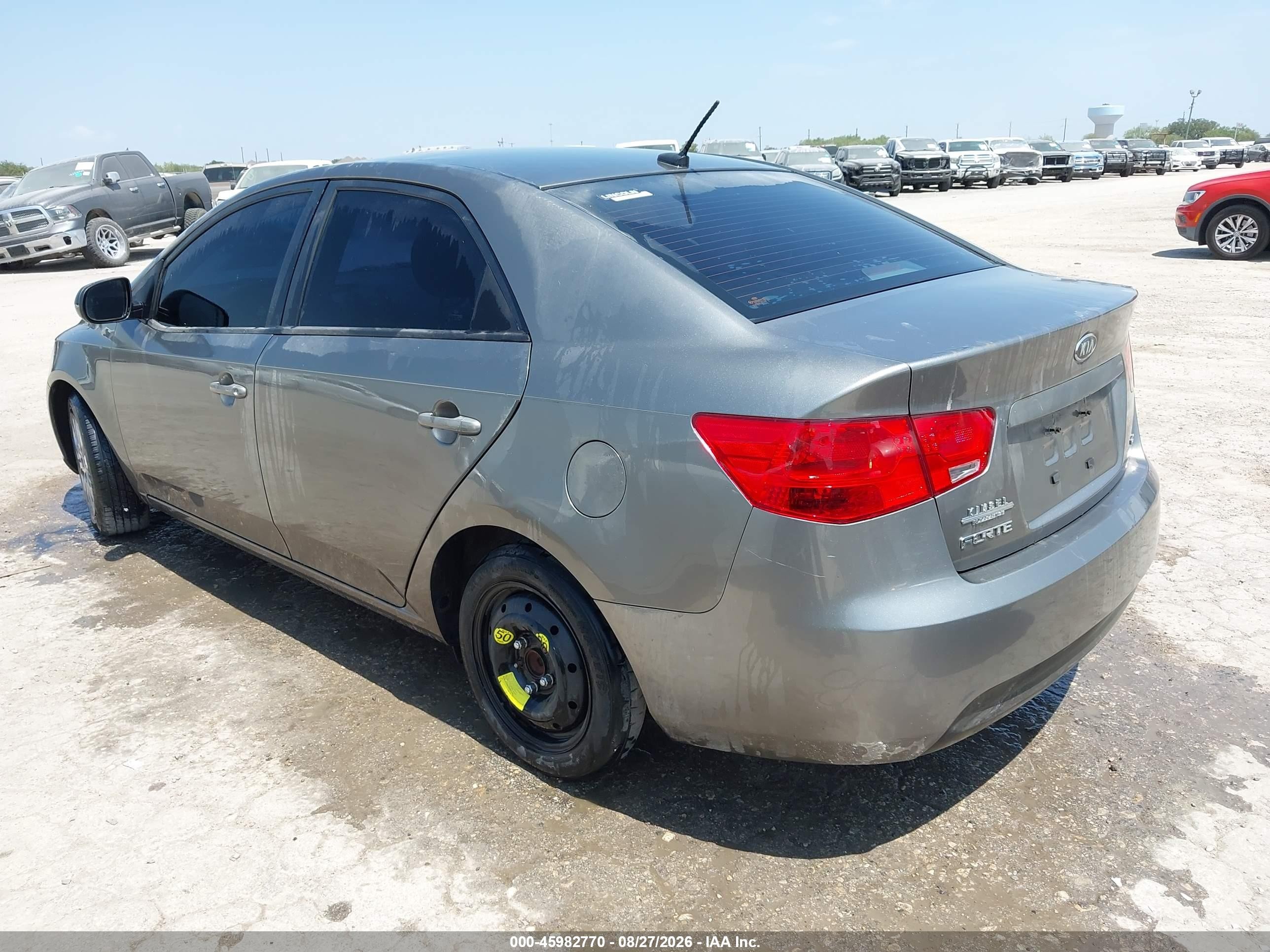 2012 Kia Forte Ex Gray vin: KNAFU4A20C5506812