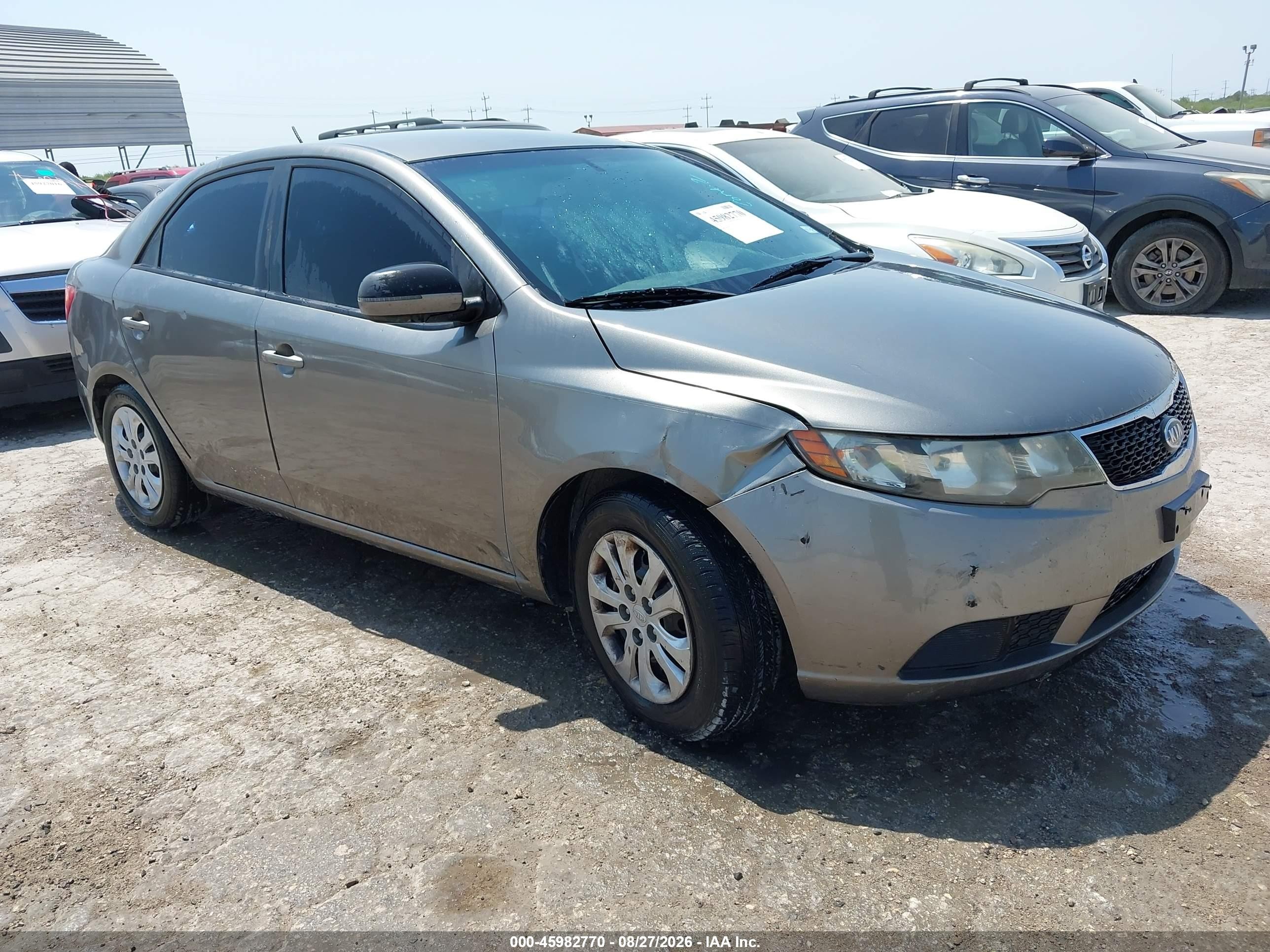 2012 Kia Forte Ex Gray vin: KNAFU4A20C5506812