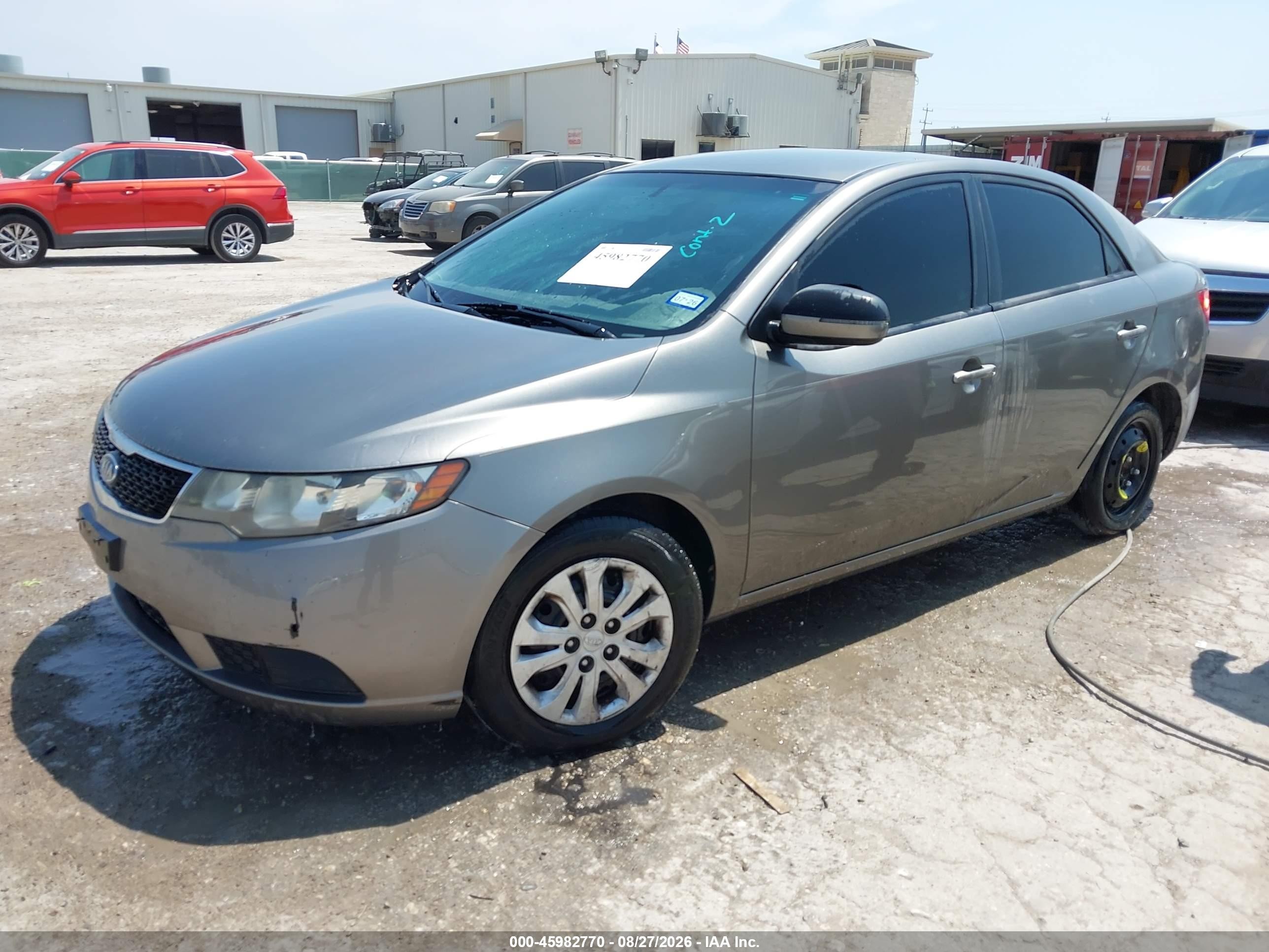 2012 Kia Forte Ex Gray vin: KNAFU4A20C5506812