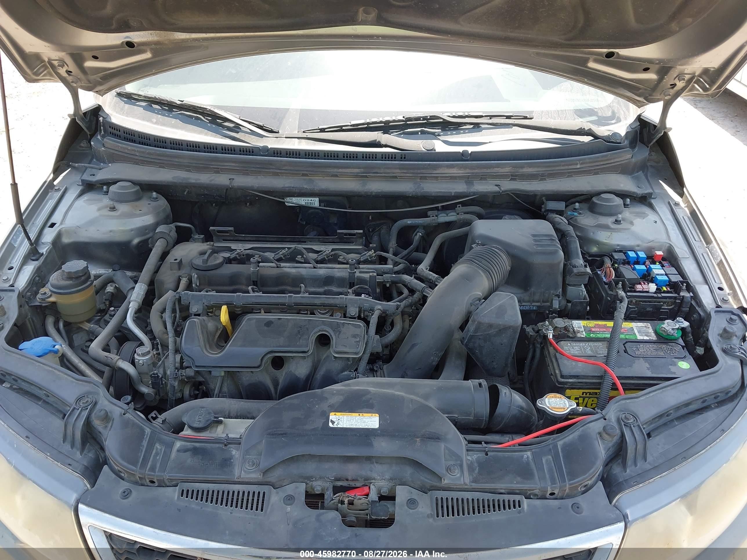 2012 Kia Forte Ex Gray vin: KNAFU4A20C5506812