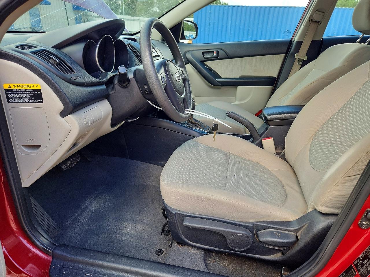 2012 Kia Forte Ex Red vin: KNAFU4A20C5510133