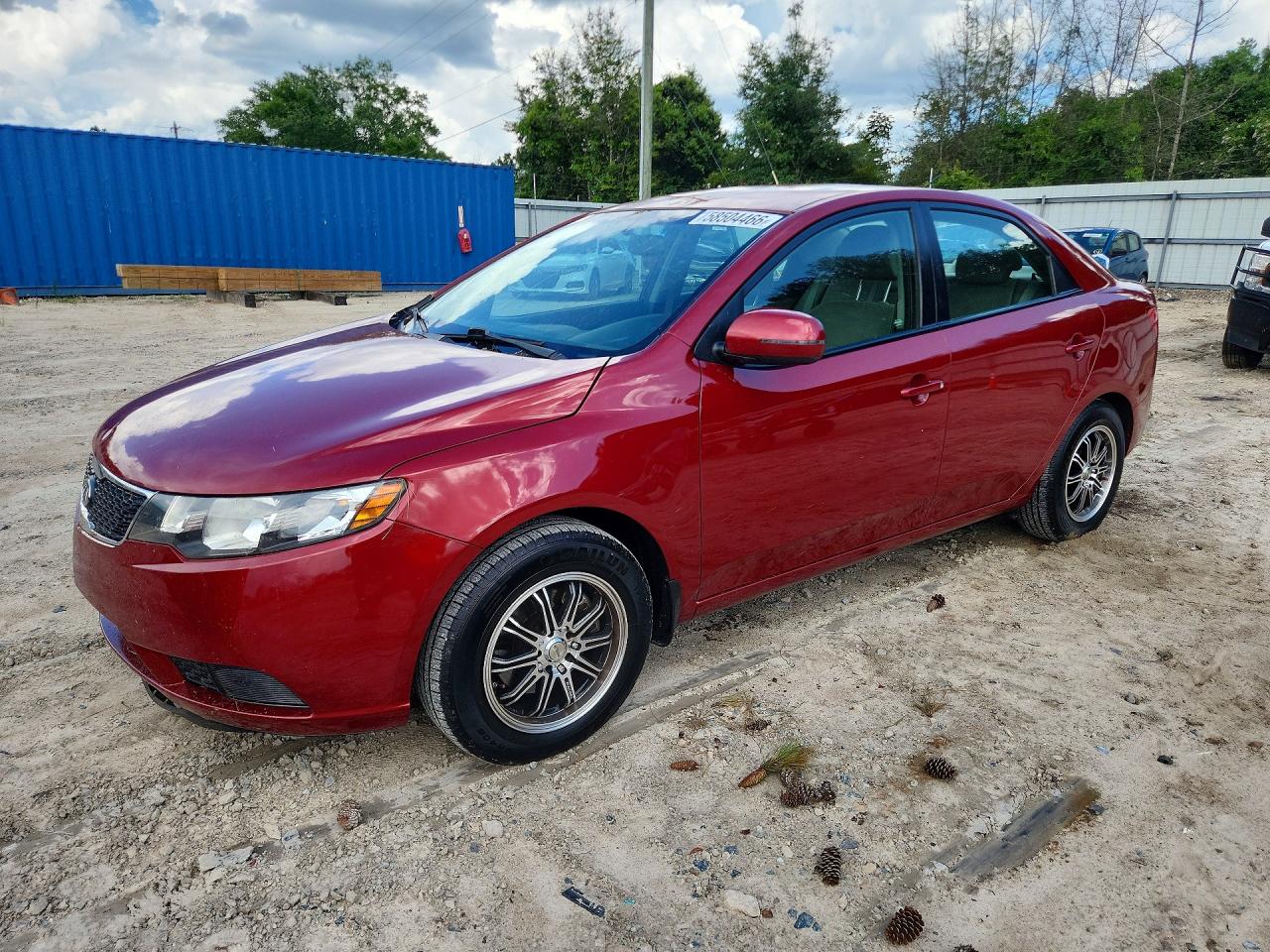 2012 Kia Forte Ex Красный vin: KNAFU4A20C5510133