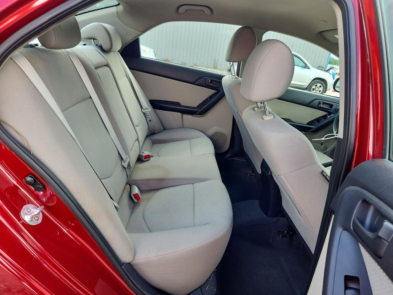 2012 Kia Forte Ex Red vin: KNAFU4A20C5510133