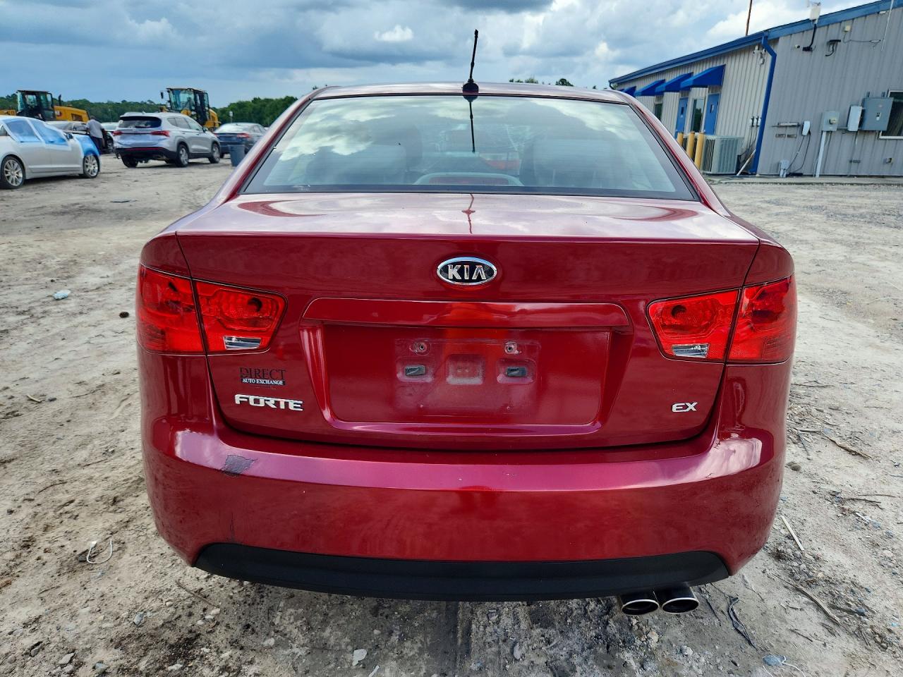 2012 Kia Forte Ex Red vin: KNAFU4A20C5510133