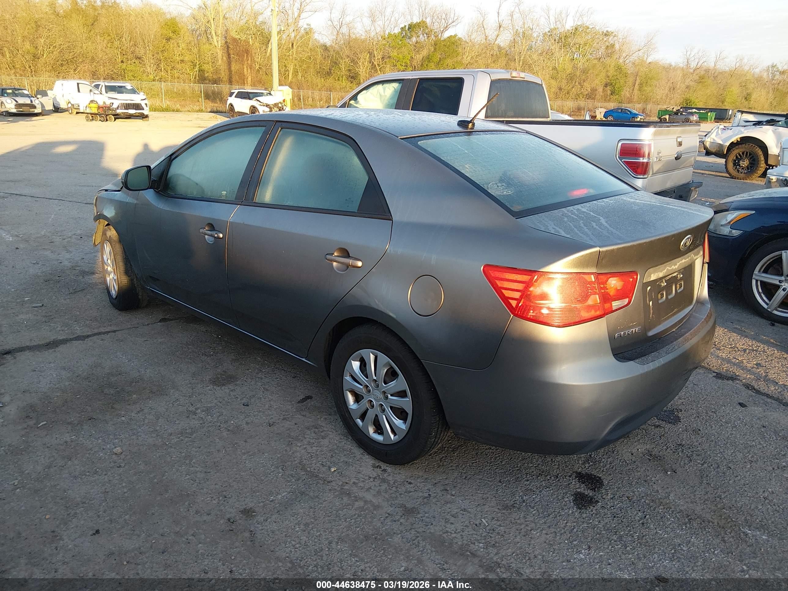 2012 Kia Forte Ex Серый vin: KNAFU4A20C5552687