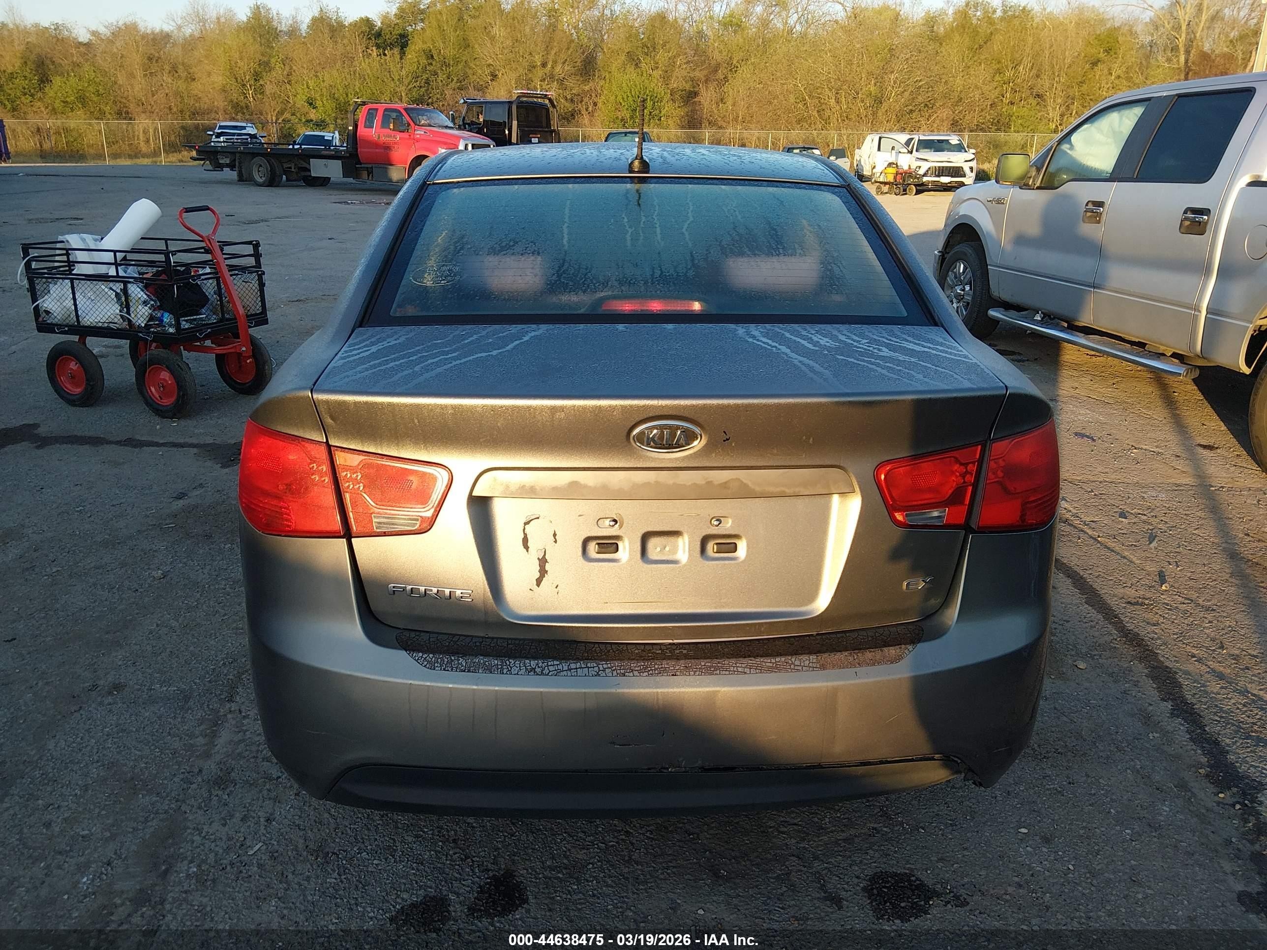 2012 Kia Forte Ex Серый vin: KNAFU4A20C5552687