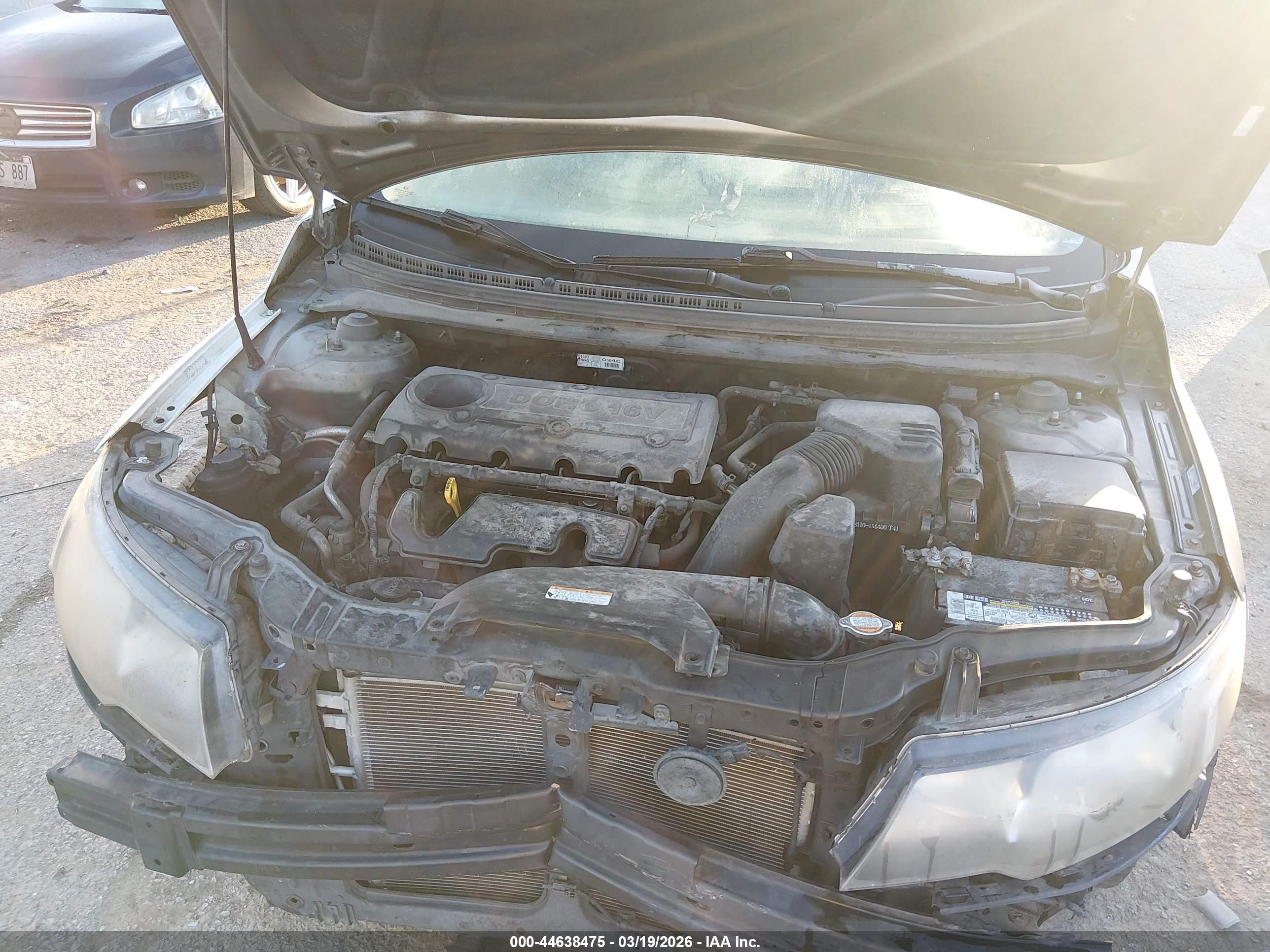 2012 Kia Forte Ex Серый vin: KNAFU4A20C5552687
