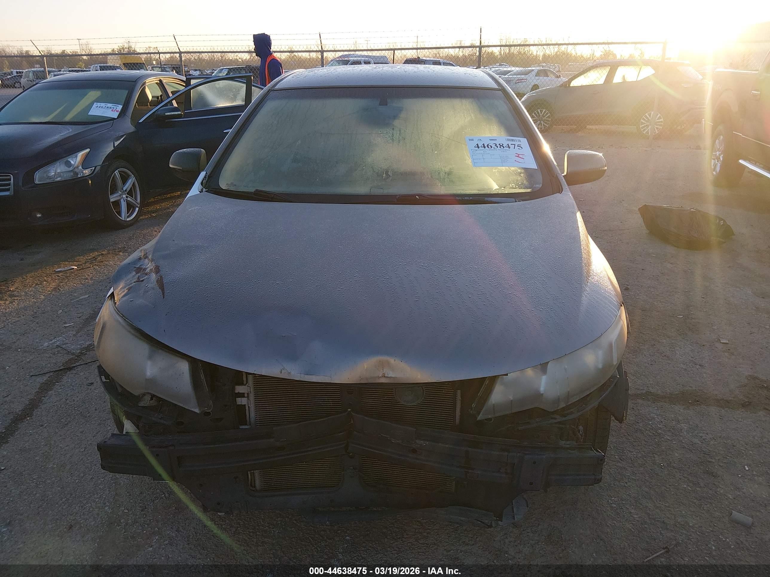 2012 Kia Forte Ex Серый vin: KNAFU4A20C5552687