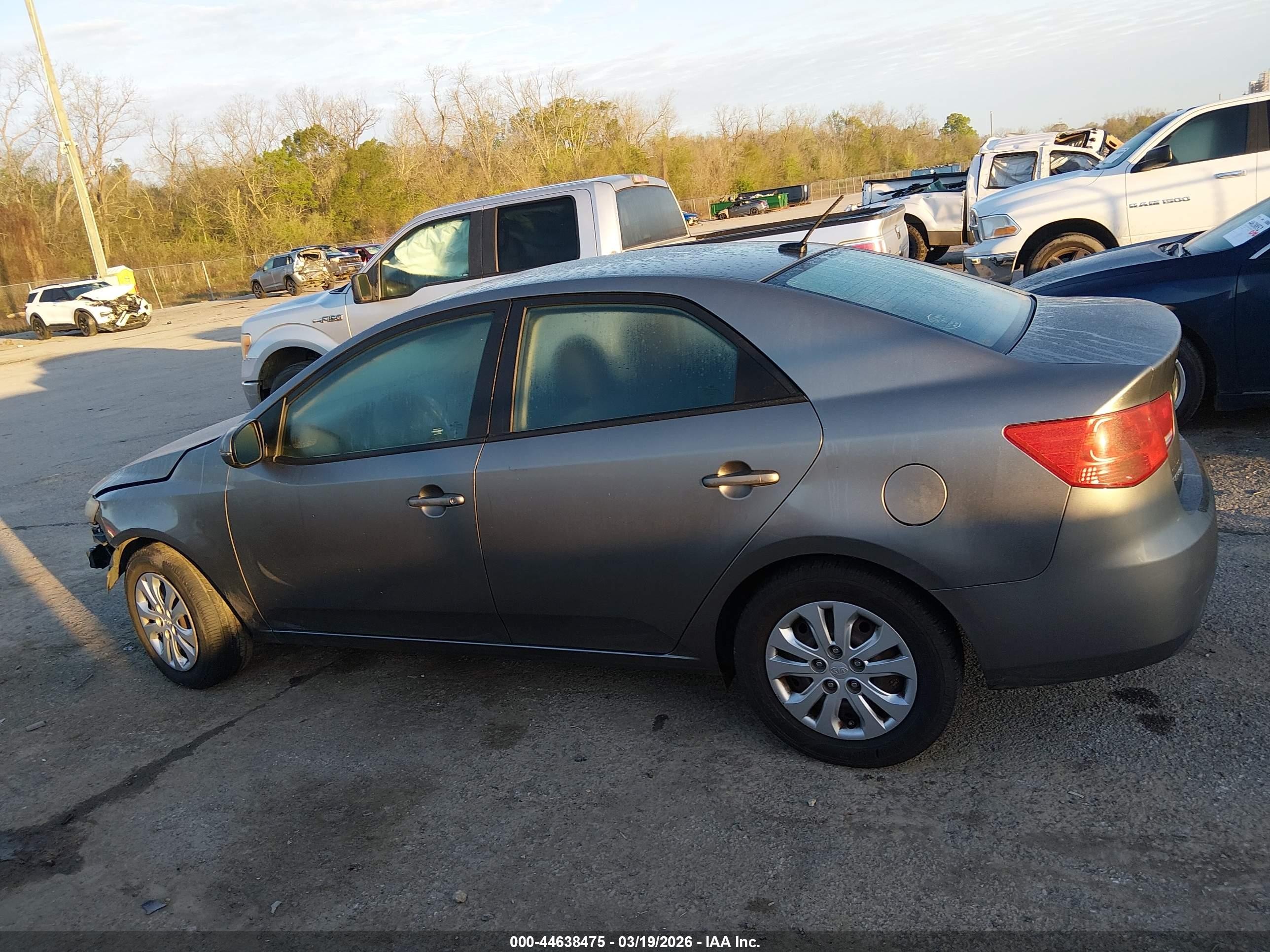 2012 Kia Forte Ex Серый vin: KNAFU4A20C5552687
