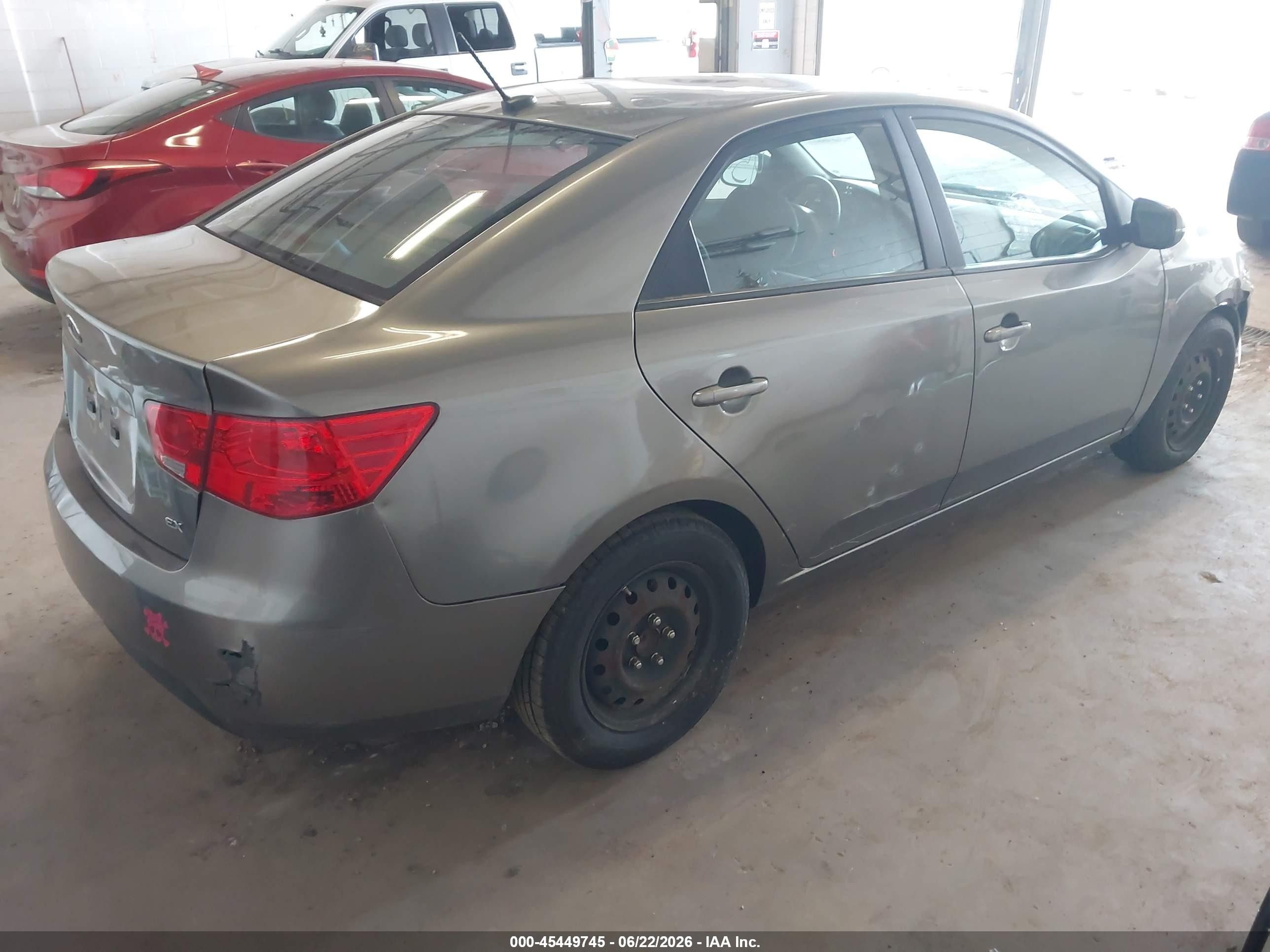 2012 Kia Forte Ex Серый vin: KNAFU4A20C5581011