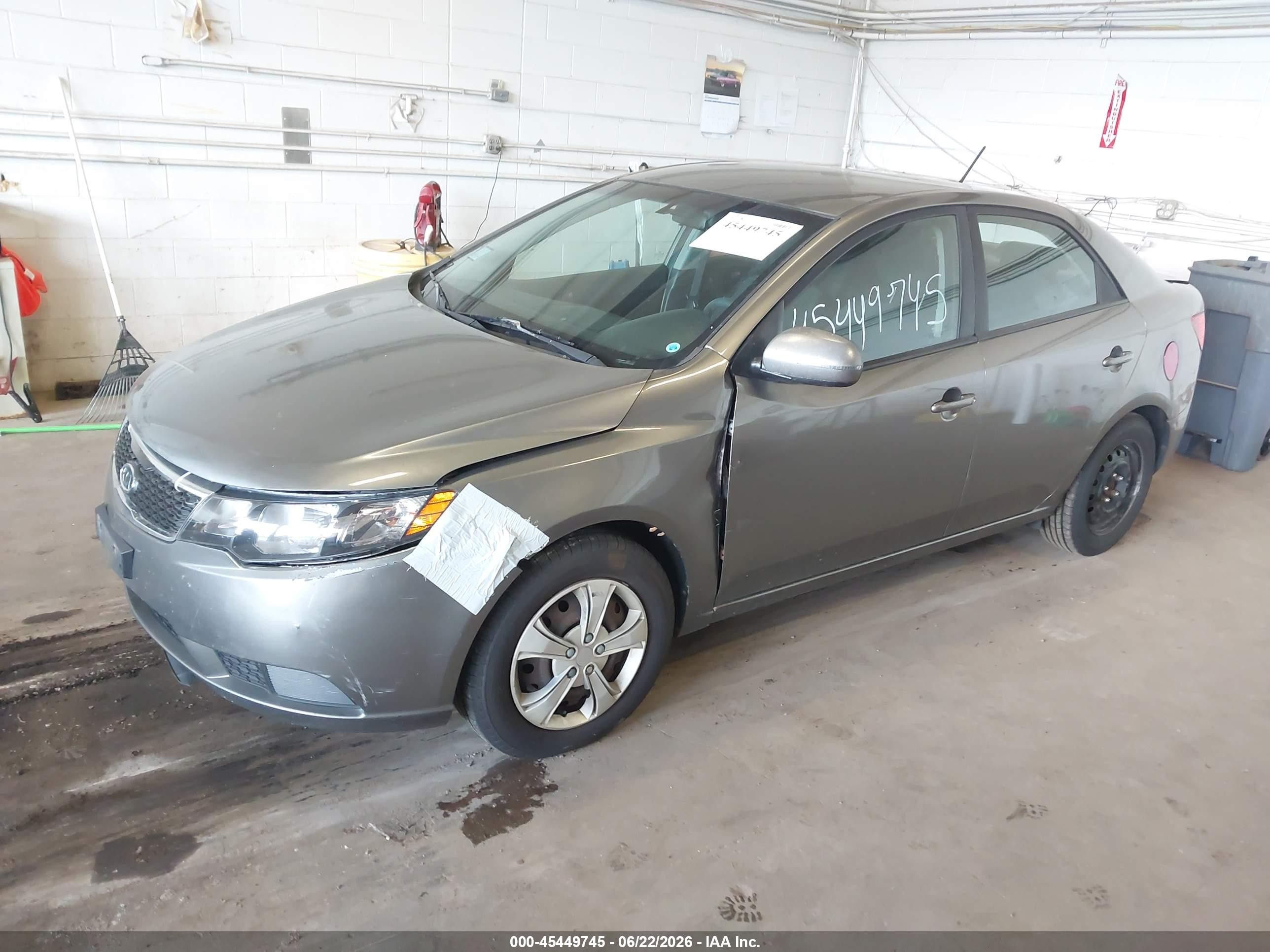 2012 Kia Forte Ex Серый vin: KNAFU4A20C5581011