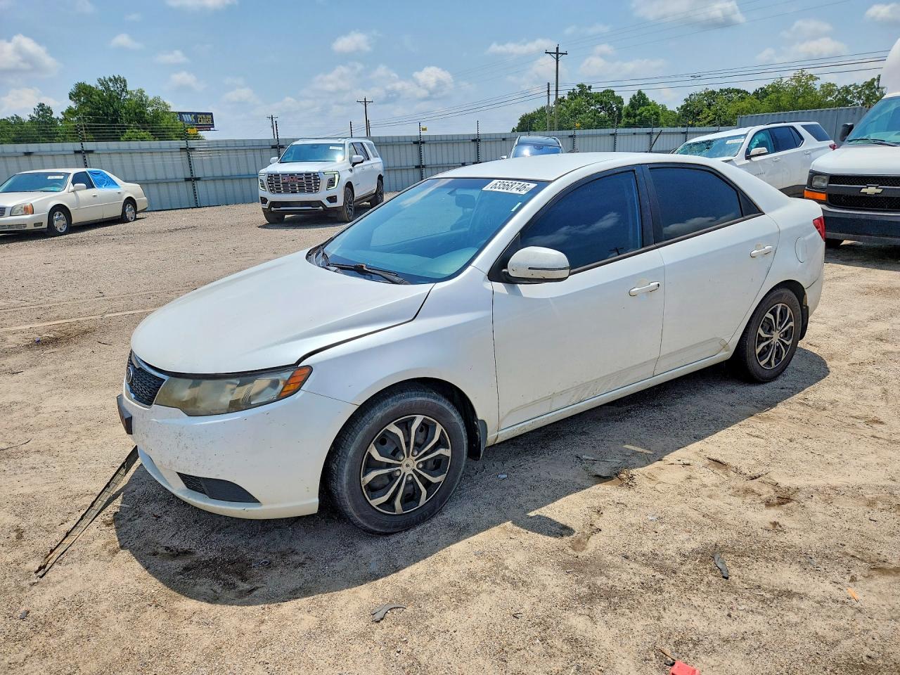 2012 Kia Forte Ex White vin: KNAFU4A20C5616520