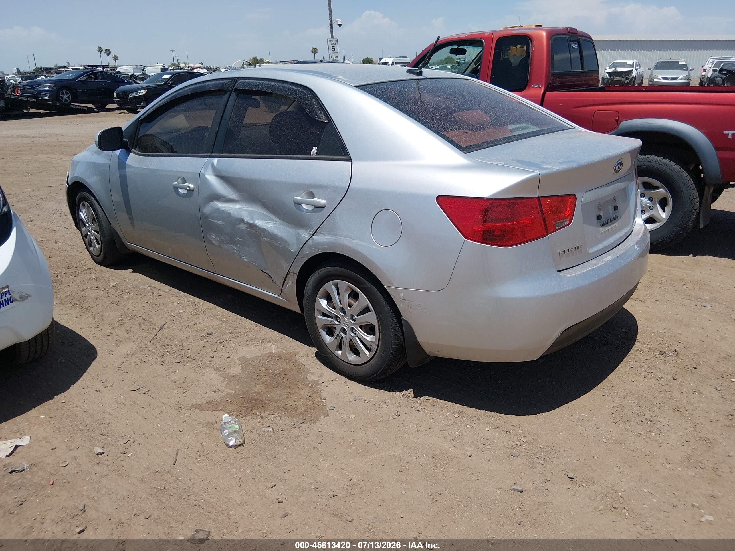 2012 Kia Forte Ex Silver vin: KNAFU4A20C5619692